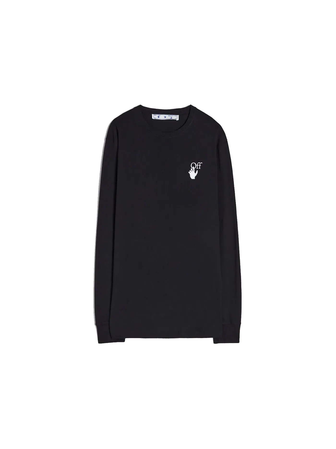Мужская футболка с длинным рукавом с принтом Degrade Arrows OFF-WHITE — изображение 1 из 2, черный/мульти