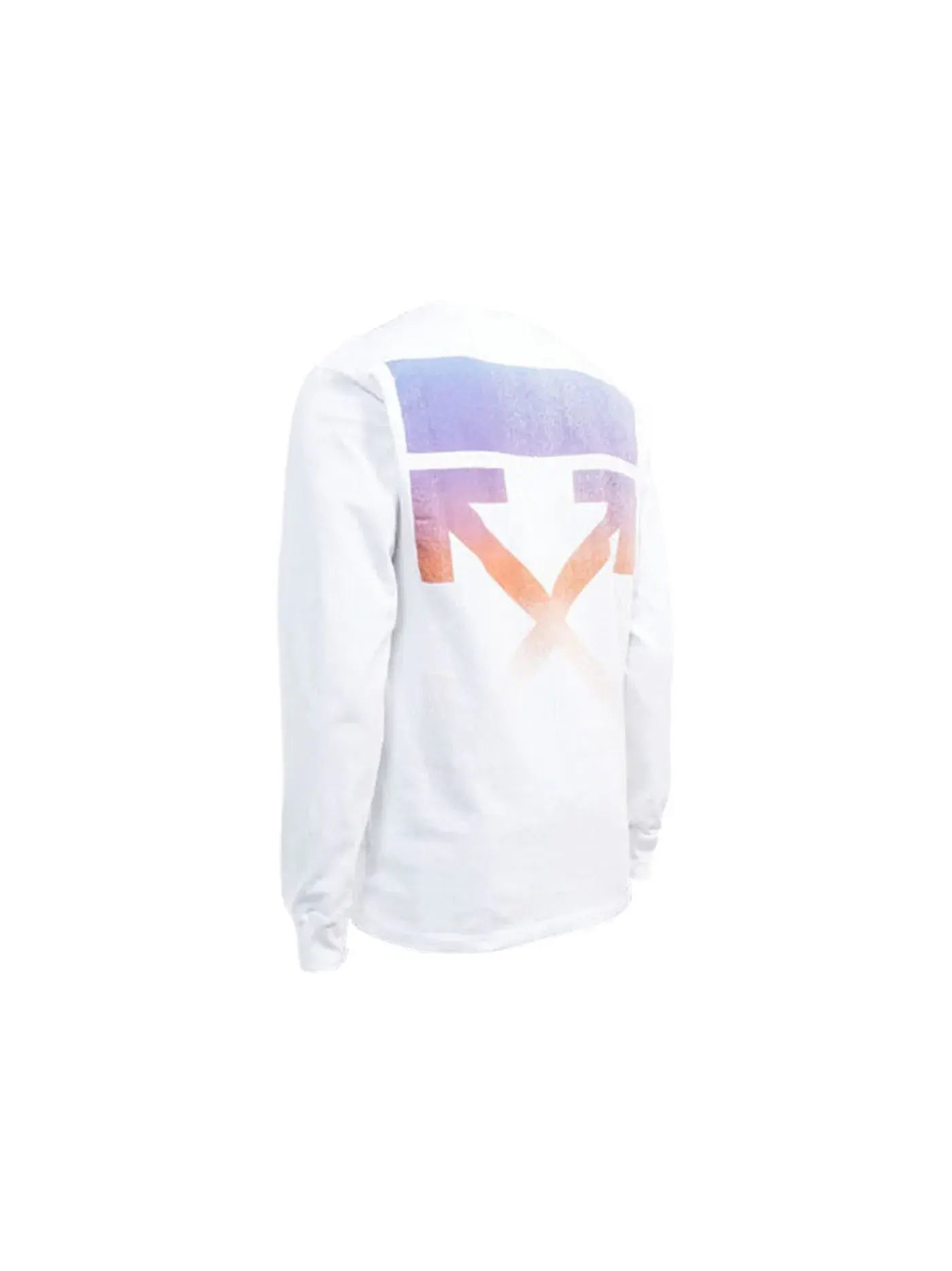 Мужская футболка с принтом Degrade Arrows OFF-WHITE — изображение 2 из 2, белый мульти