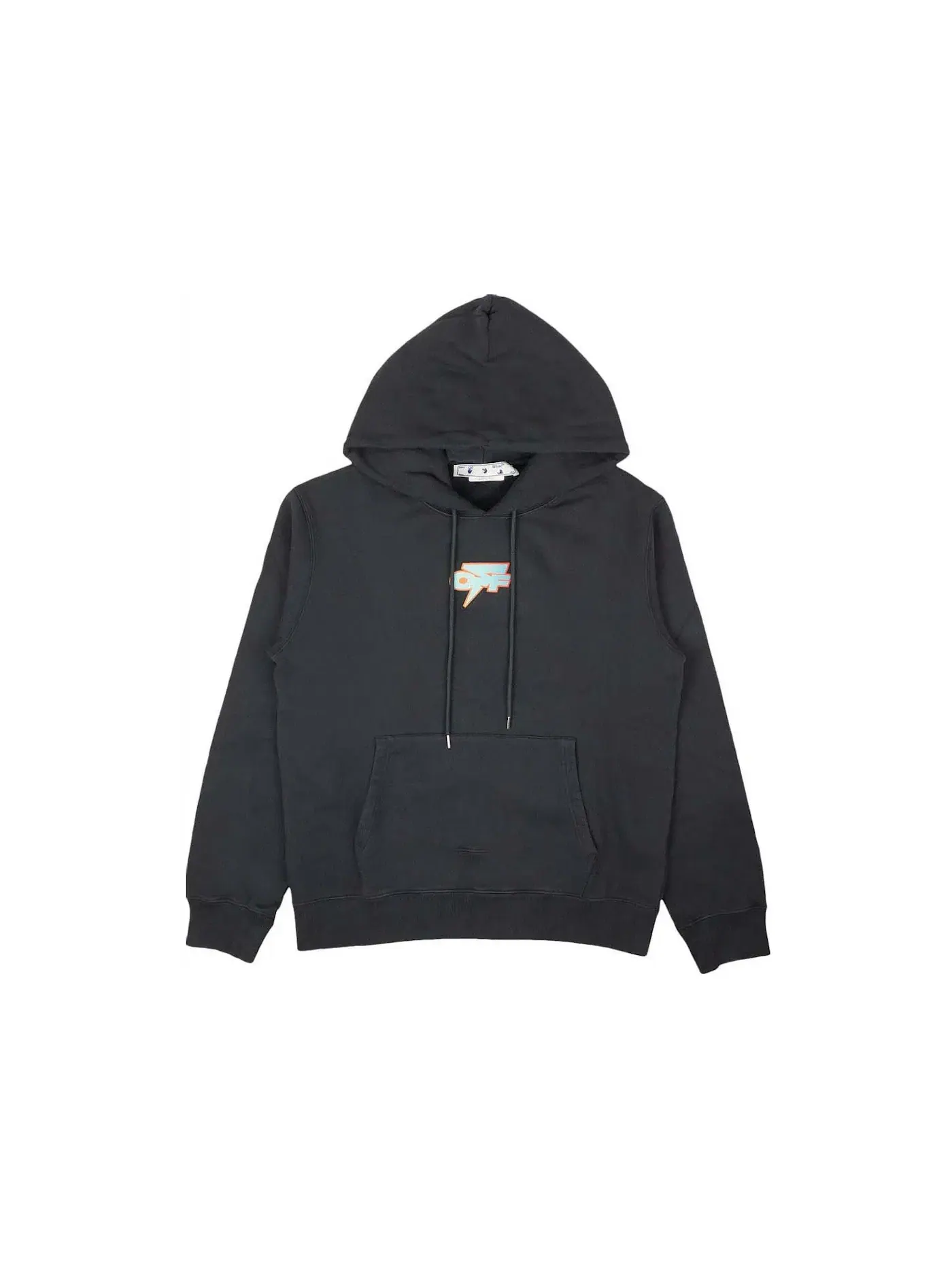 Мужской худой Slim Hoodie OFF-WHITE — изображение 2 из 2, черный