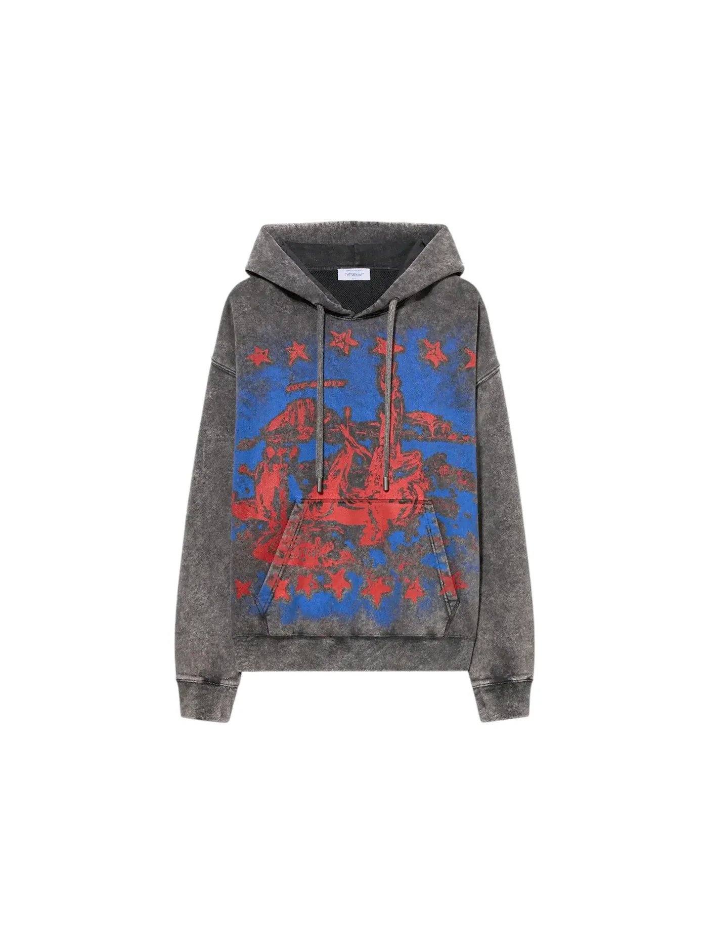Мужская худи Desert Skate OFF-WHITE — изображение 1 из 1, винтажный черный/синий