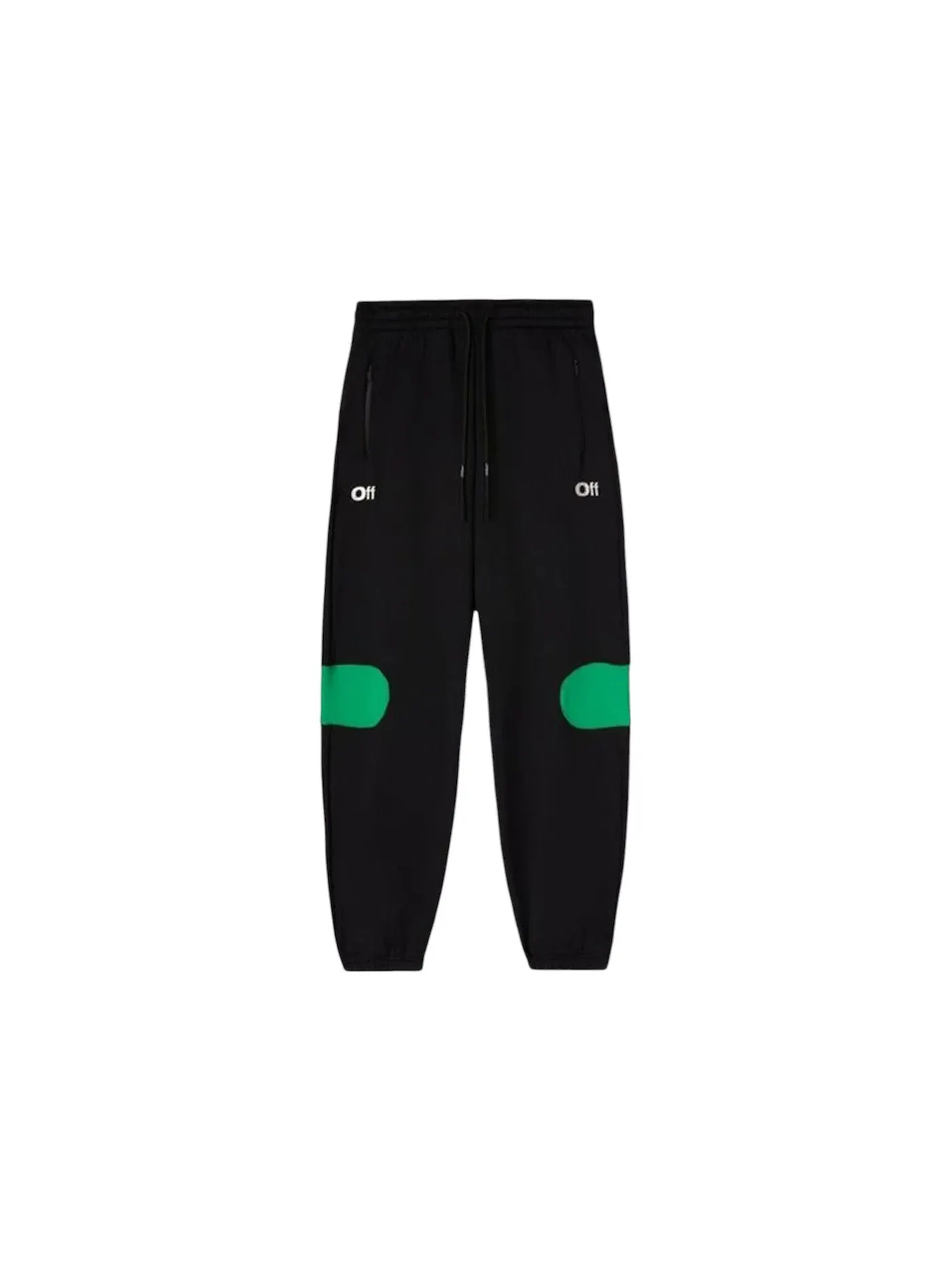 Мужские спортивные штаны с диагональным принтом OFF-WHITE Joggers — изображение 1 из 1, черный