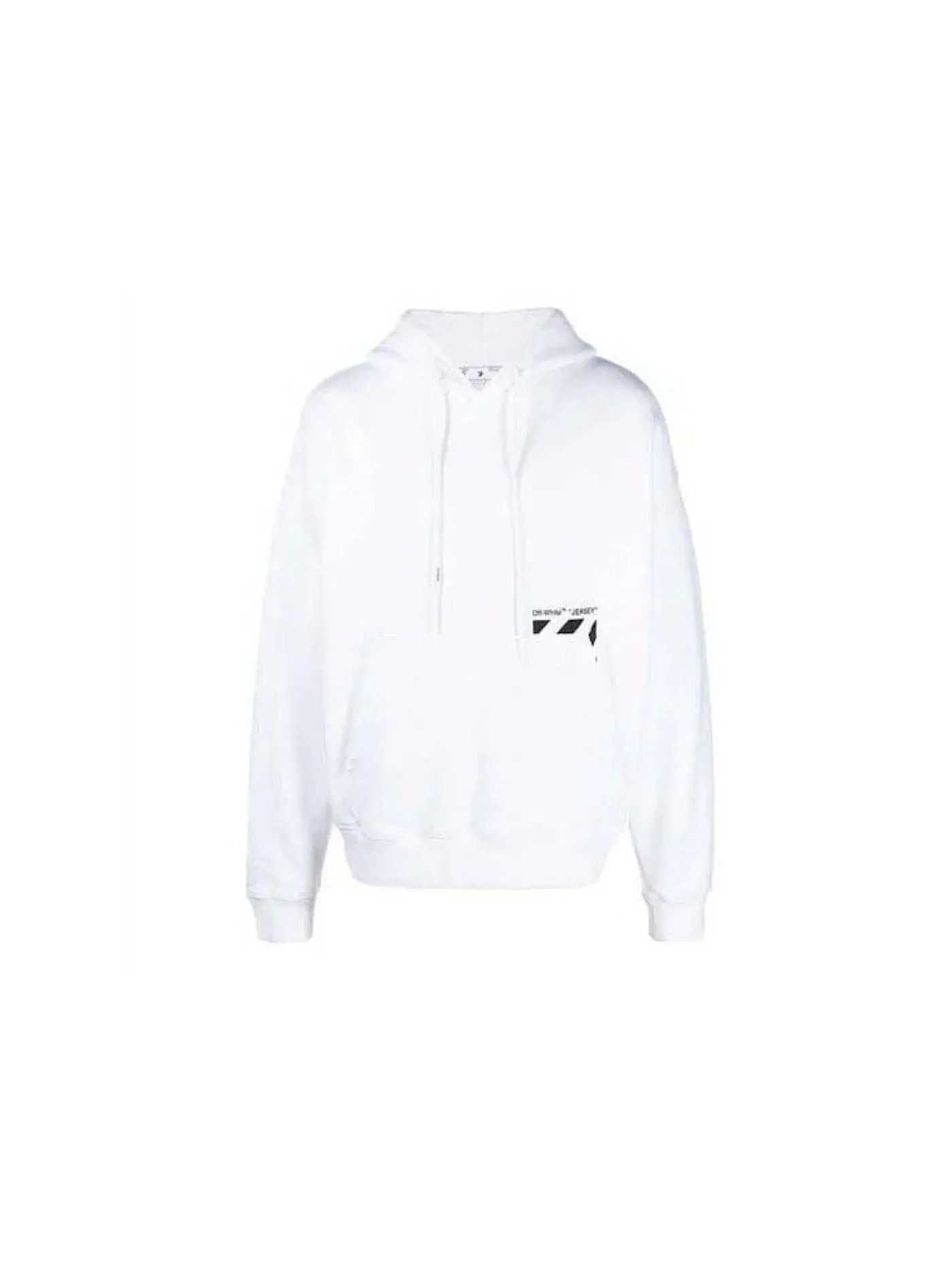 Мужская худи с принтом Diag Skate OFF-WHITE — изображение 1 из 1, белый/черный