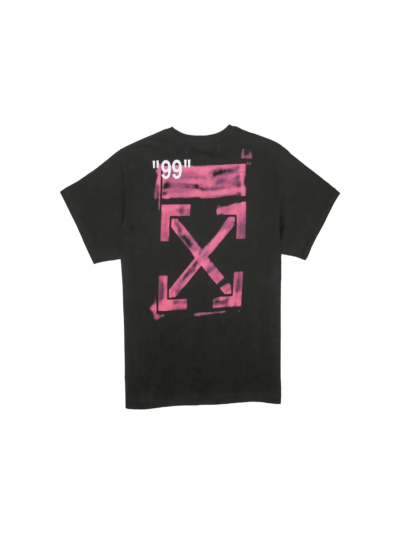 Мужская футболка с принтом OFF-WHITE Diag Stencil OFF-WHITE — изображение 2 из 2, черный