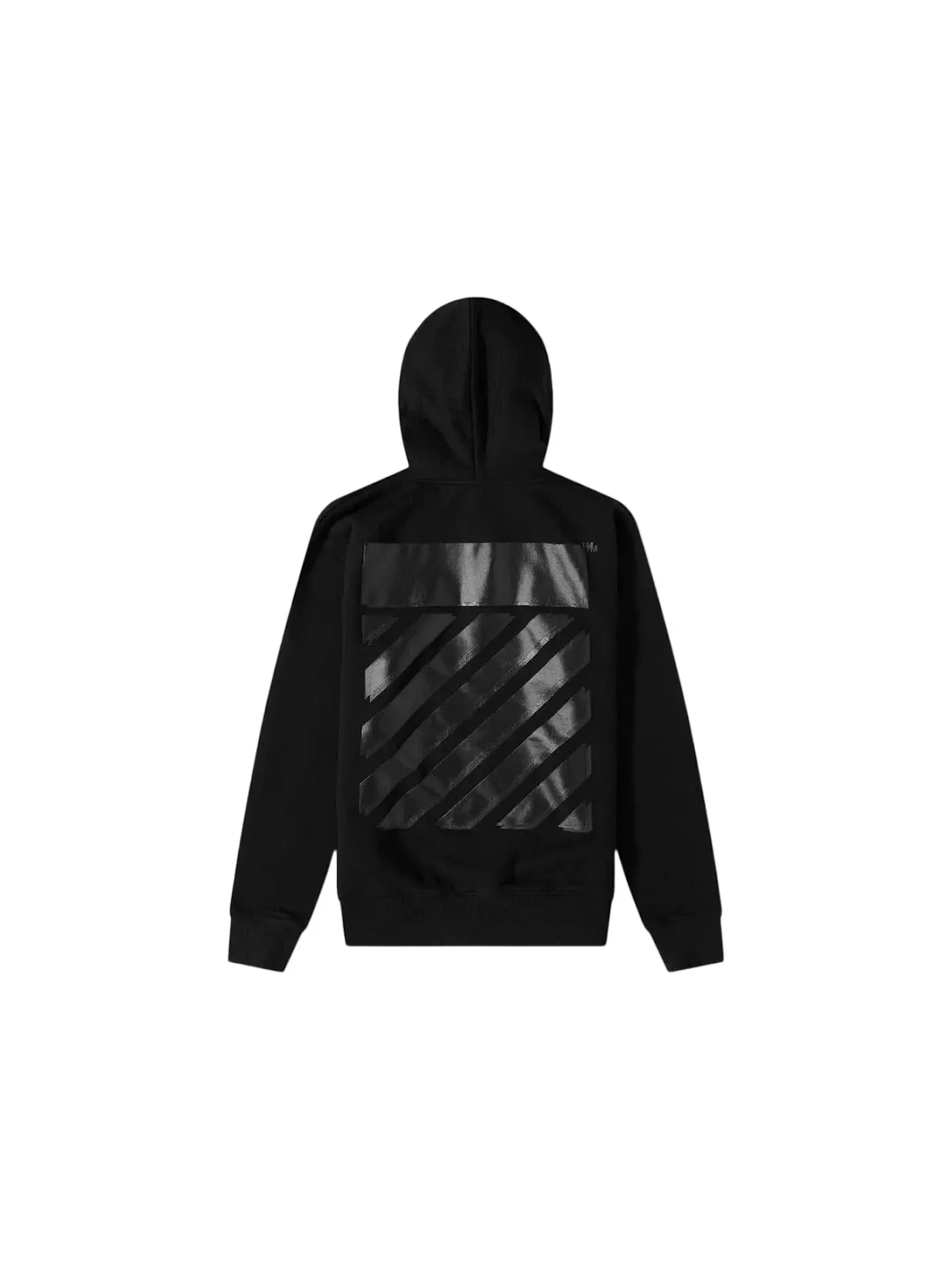 Мужской худи с длинным рукавом OFF-WHITE — изображение 2 из 2, черный/черный