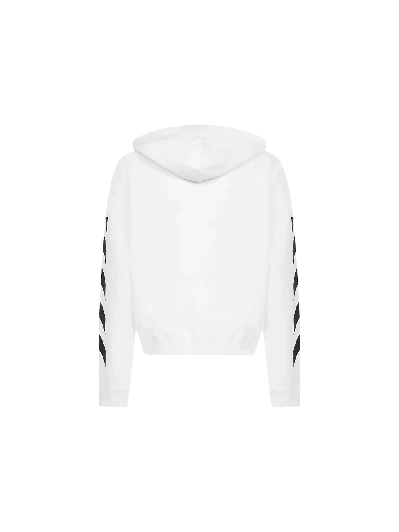 Мужской оверсайз-худи Diagonal Helvetica OFF-WHITE — изображение 2 из 2, белый/черный