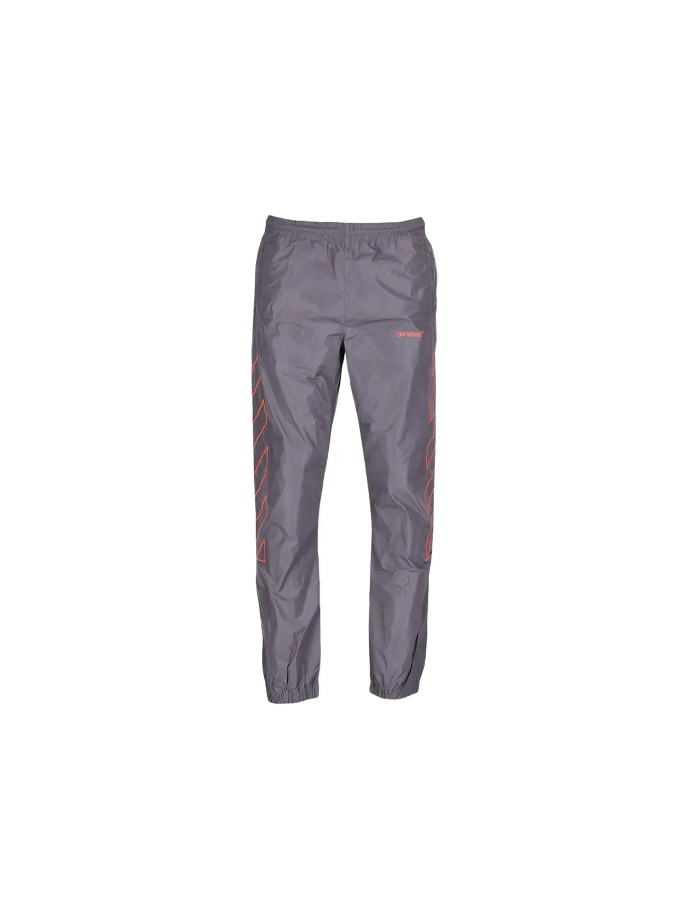 Мужские спортивные брюки с логотипом OFF-WHITE — изображение 1 из 2, темный серый/оранжевый