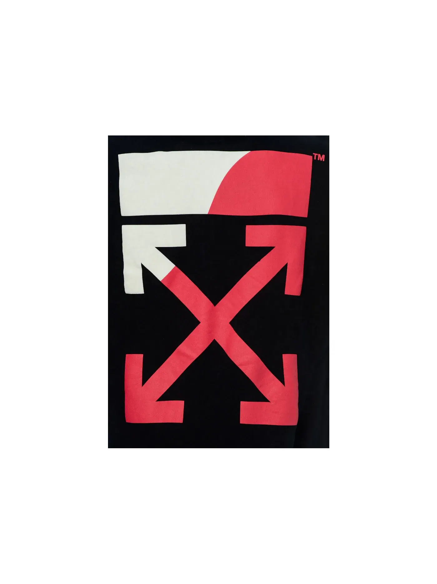 Мужская худи с принтом Diagonal Split Logo OFF-WHITE — изображение 2 из 2, черный/мульти