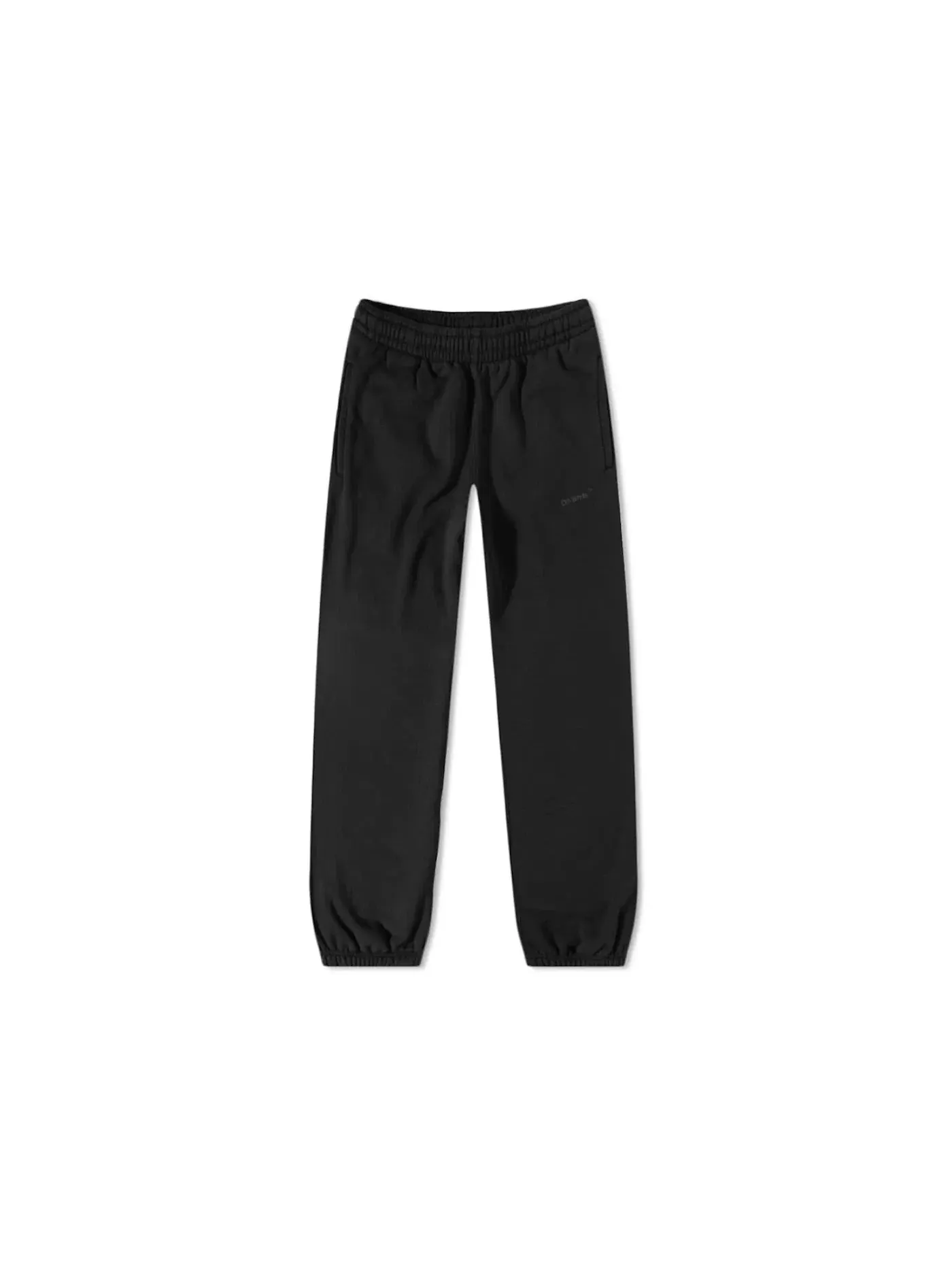 Мужские спортивные штаны с лампасами Diagonal Tab Slim Sweatpants OFF-WHITE — изображение 1 из 2, черный/черный