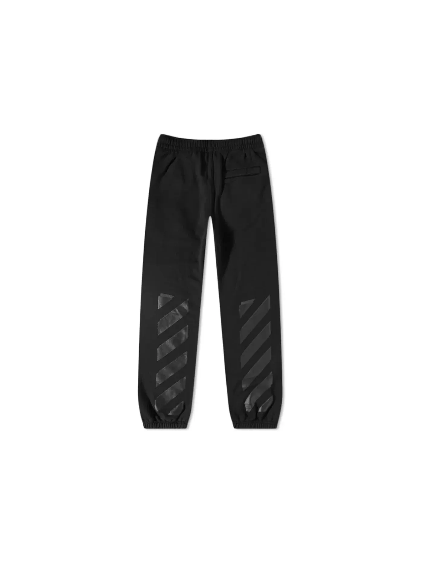 Мужские спортивные штаны с лампасами Diagonal Tab Slim Sweatpants OFF-WHITE — изображение 2 из 2, черный/черный