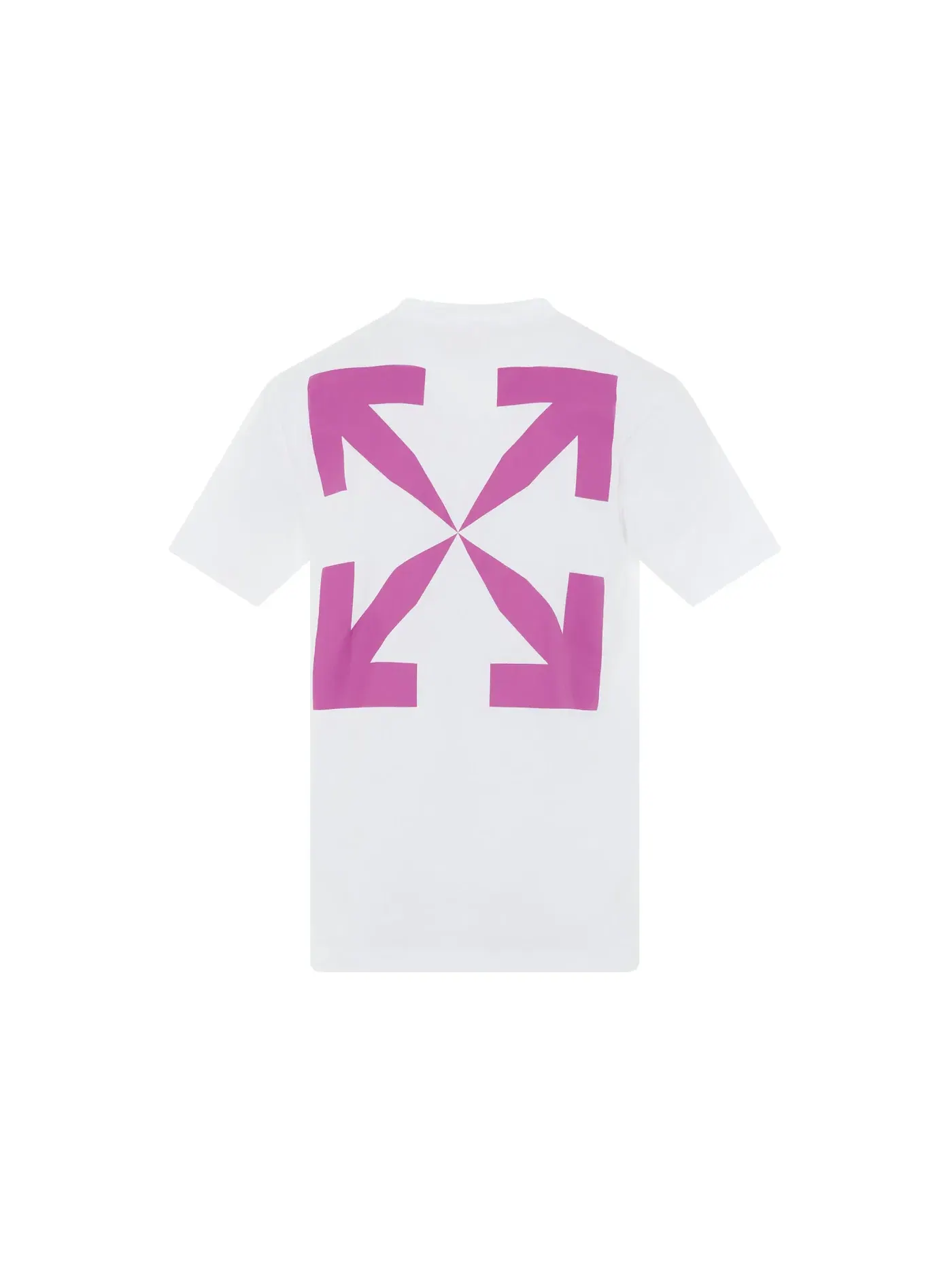 Мужская футболка с принтом DJ Slim Fit OFF-WHITE — изображение 2 из 2, белый