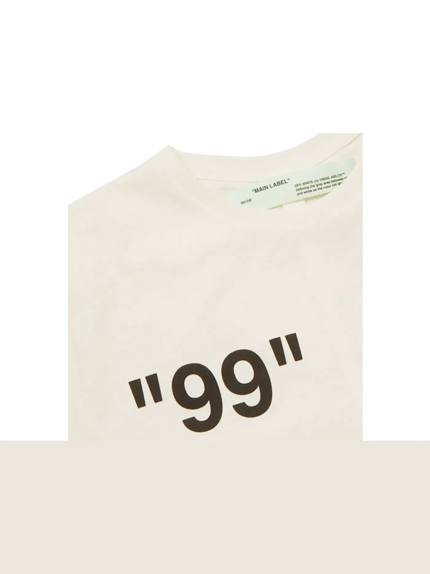 Мужская футболка с принтом OFF-WHITE Dondi White Print T-shirt — изображение 2 из 3, мульти