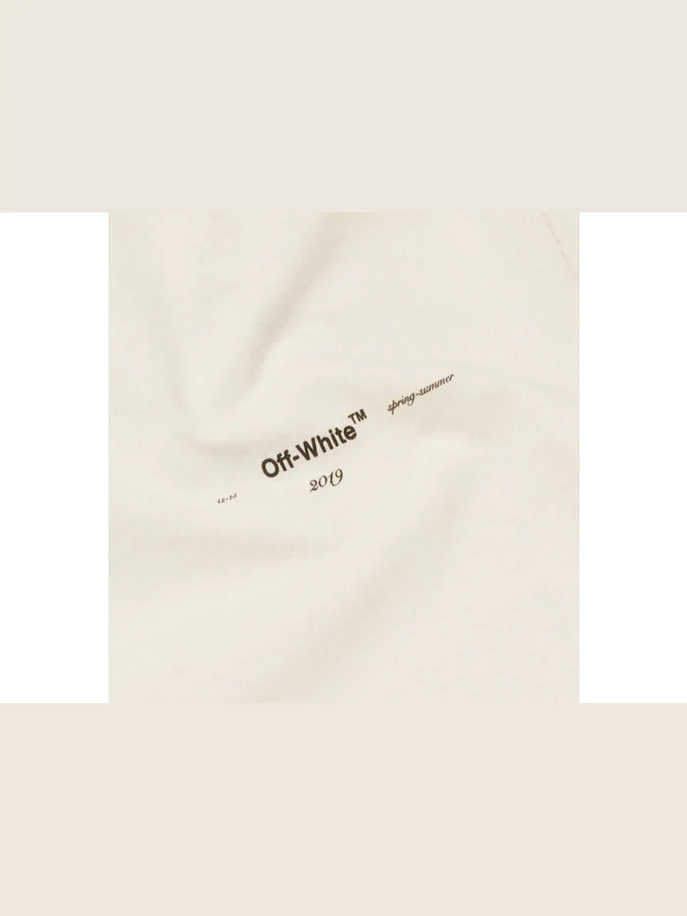 Мужская футболка с принтом OFF-WHITE Dondi White Print T-shirt — изображение 3 из 3, мульти