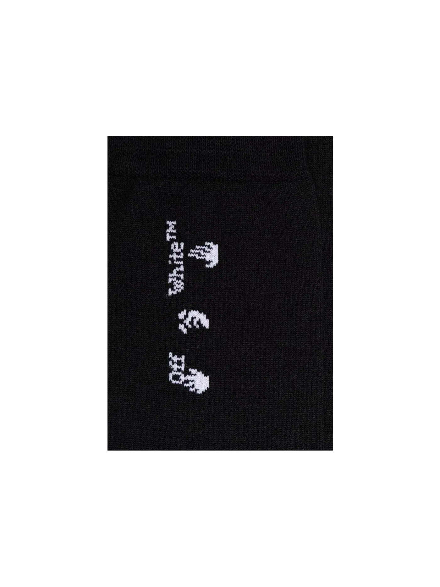 Мужские носки с принтом Drowning Man Logo OFF-WHITE — изображение 2 из 2, белый