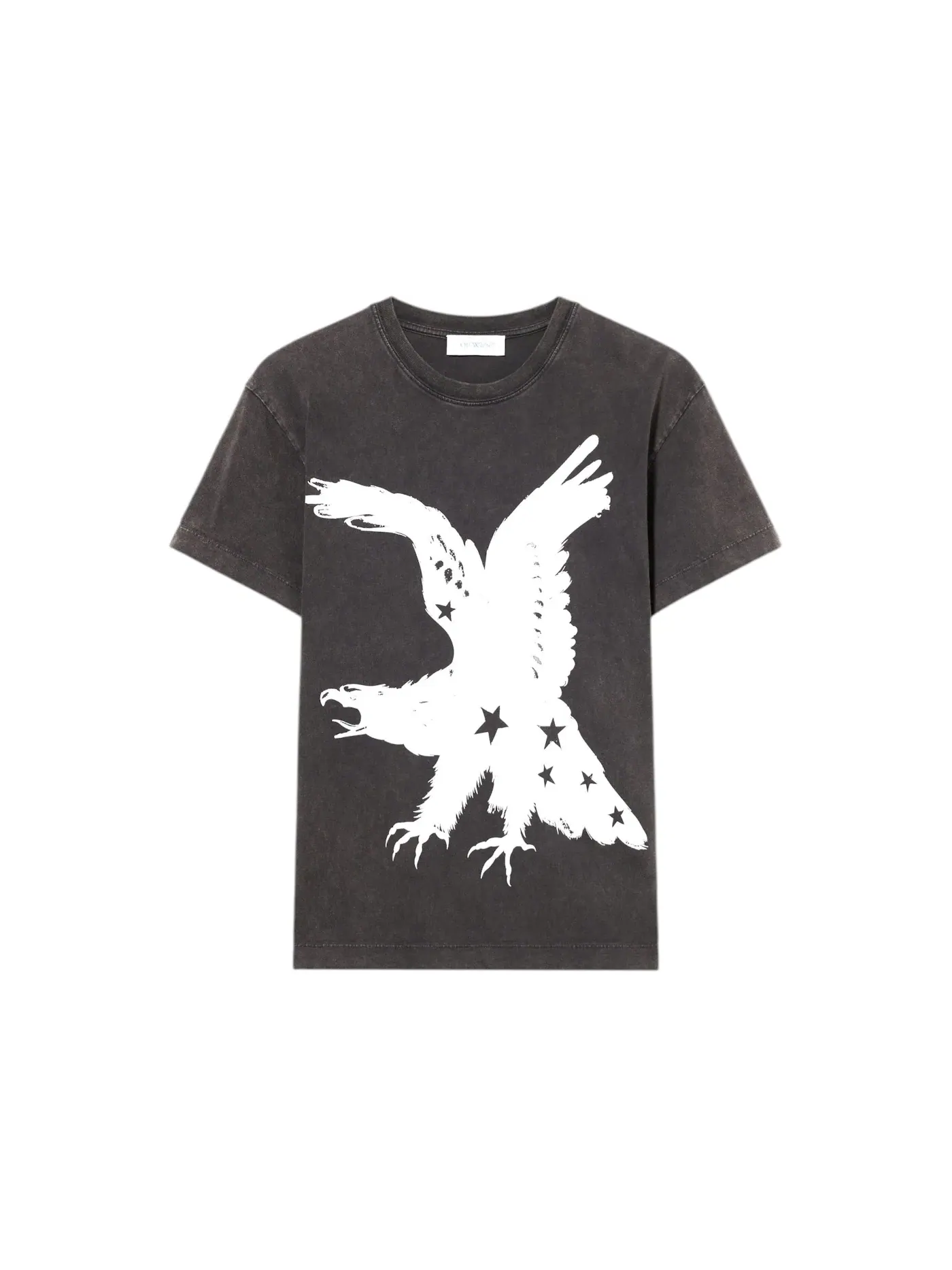 Мужская футболка с принтом Eagle 90's OFF-WHITE — изображение 1 из 1, винтажный черный/белый