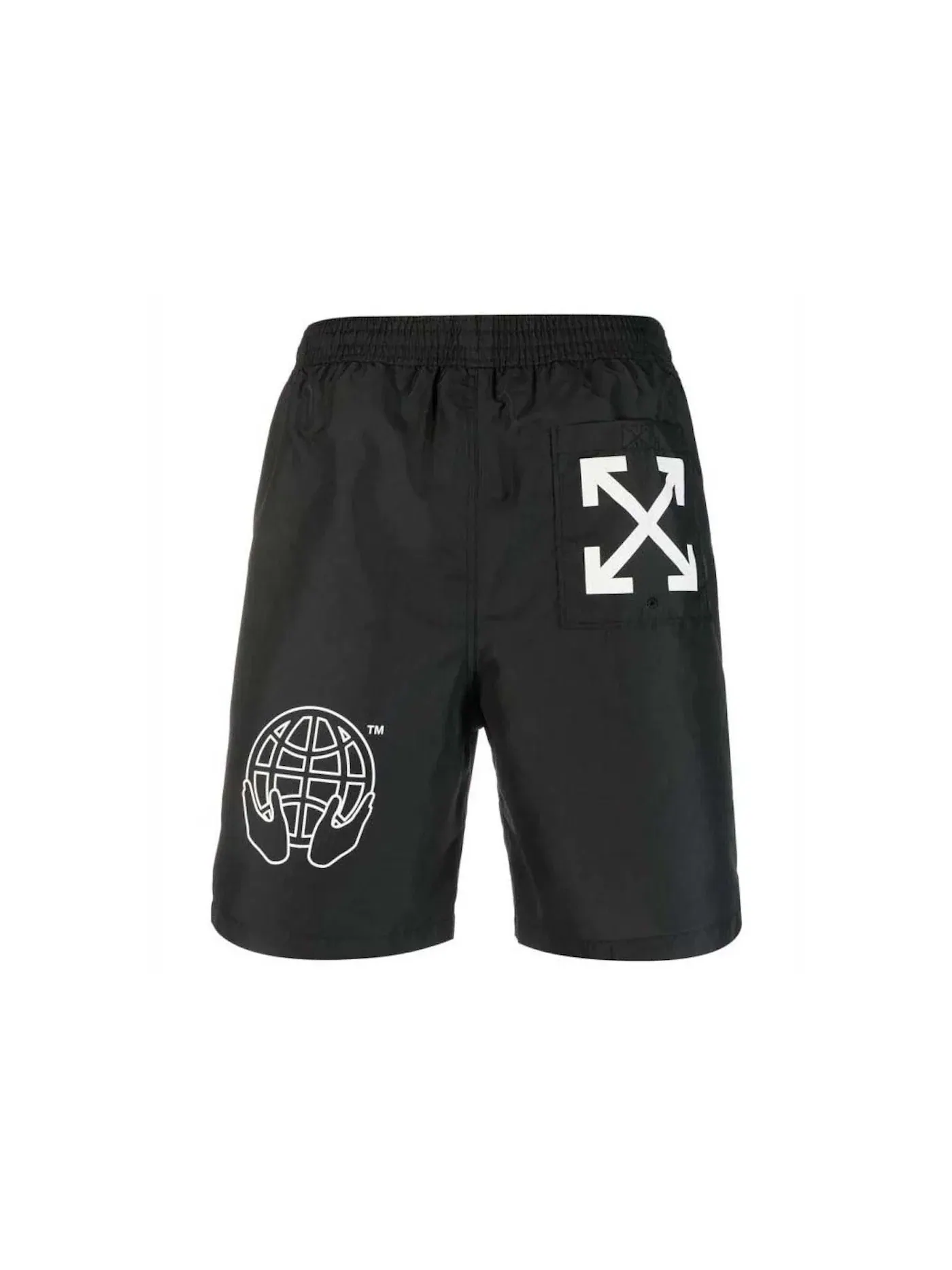 Мужские шорты Exact Opp Surfer OFF-WHITE — изображение 3 из 3, черный