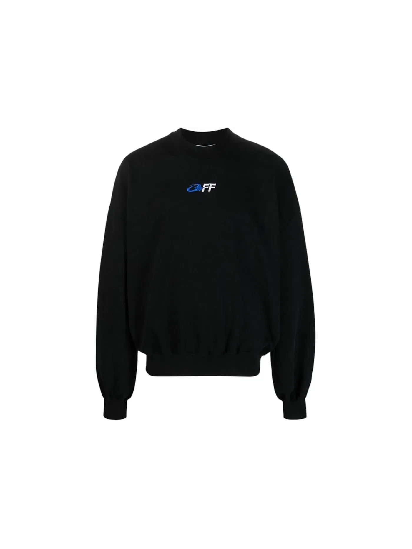 Мужской свитшот с принтом Exact Opposite OFF-WHITE — изображение 1 из 1, черный