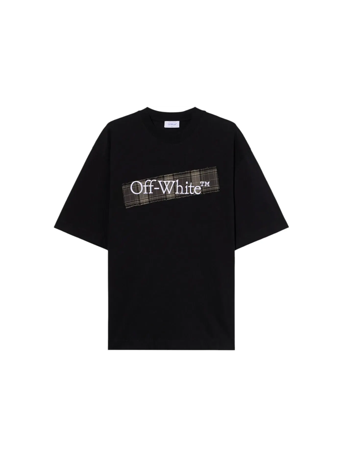 Мужская футболка с принтом Tee OFF-WHITE — изображение 1 из 1, черный/белый