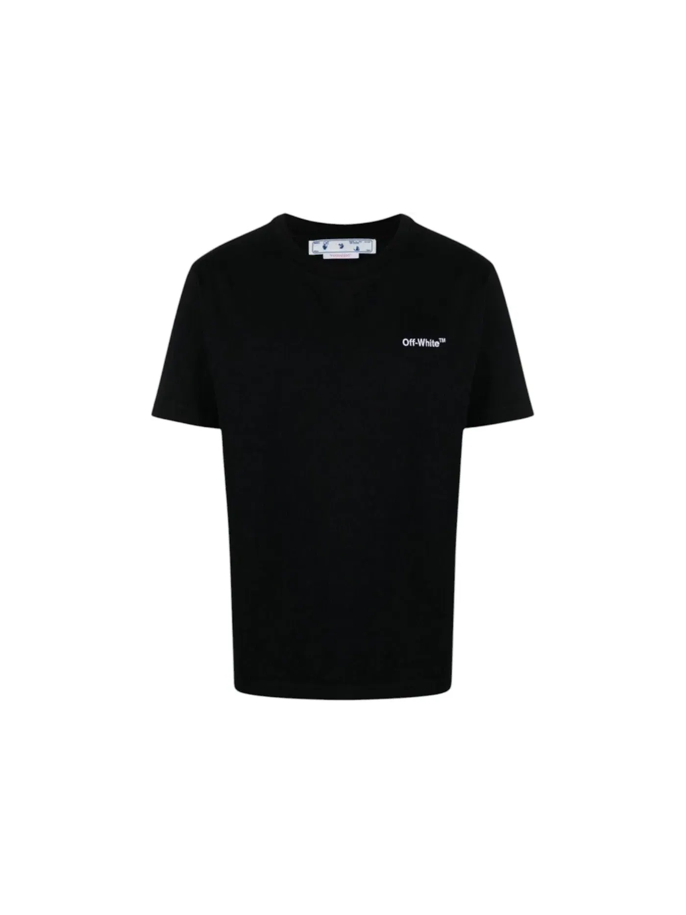 Мужская футболка с принтом For All Slim Fit OFF-WHITE — изображение 1 из 1, черный