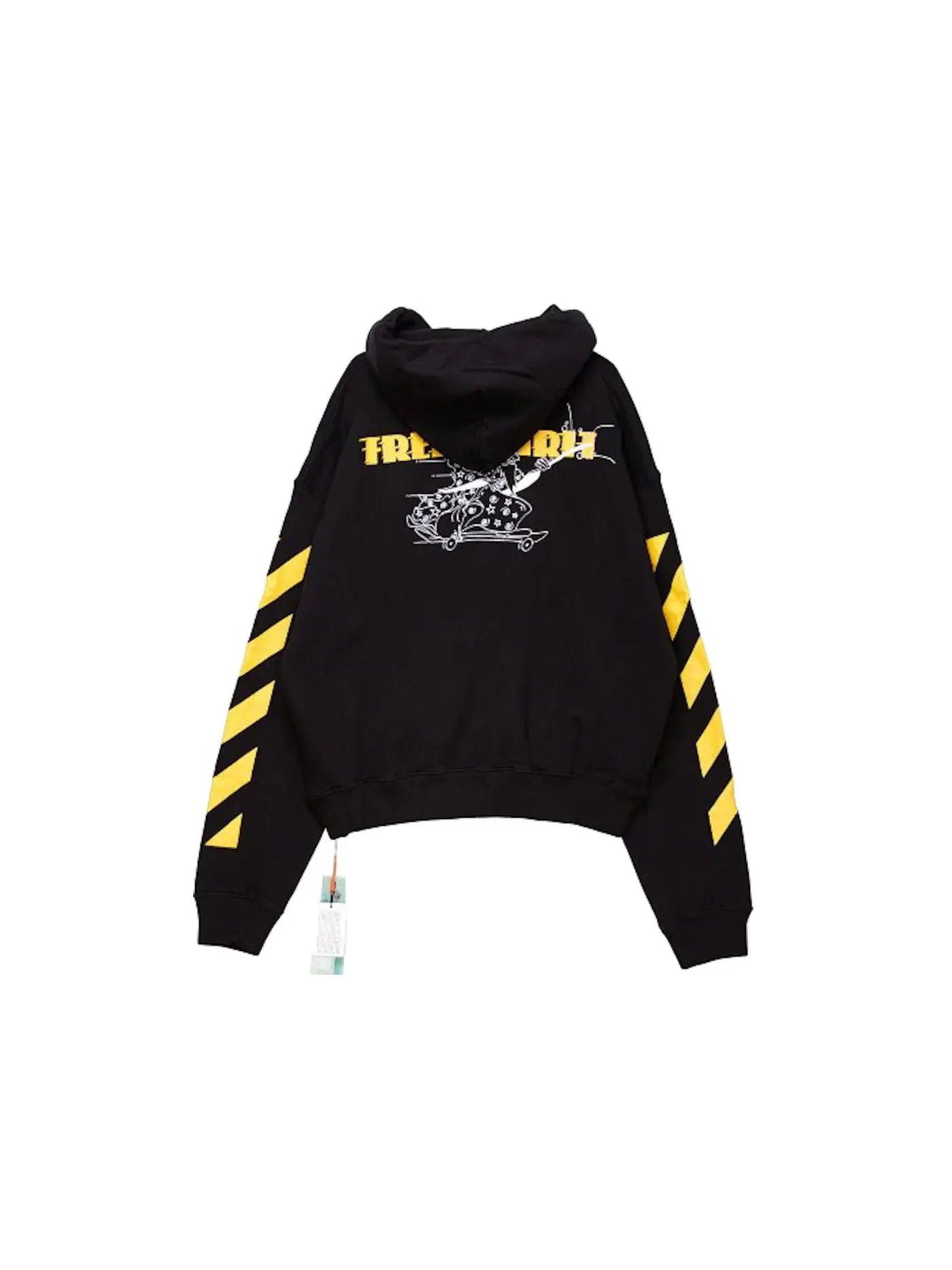 Мужской худи с принтом Free Spirit Wizard OFF-WHITE — изображение 2 из 2, черный