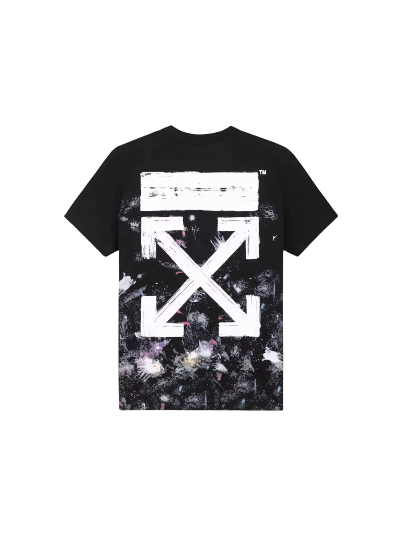 Мужская футболка с принтом Galaxy Brushed OFF-WHITE — изображение 2 из 2, черный/синий