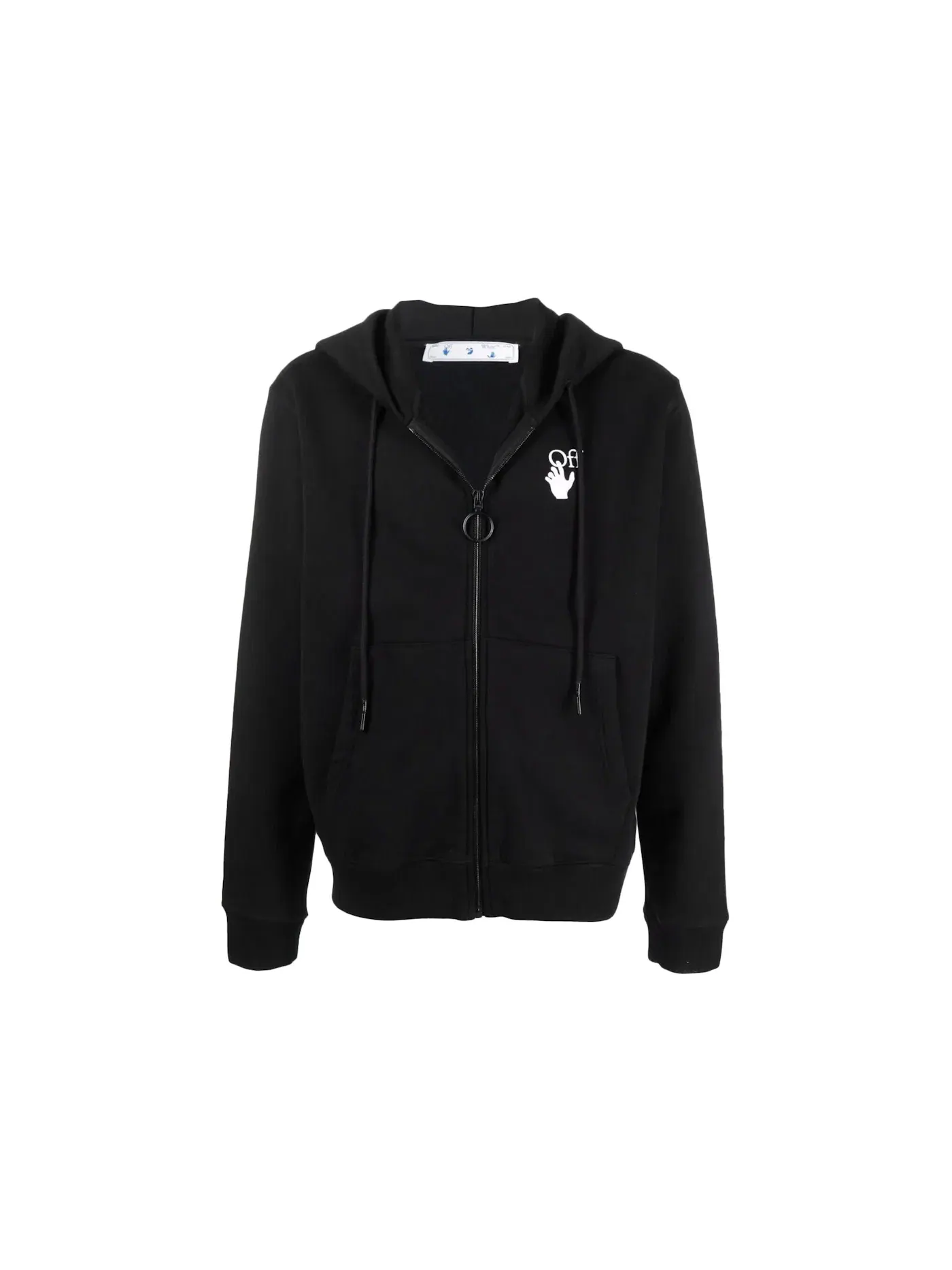 Мужской худи с градиентным принтом OFF-WHITE Hoodie — изображение 2 из 2, черный