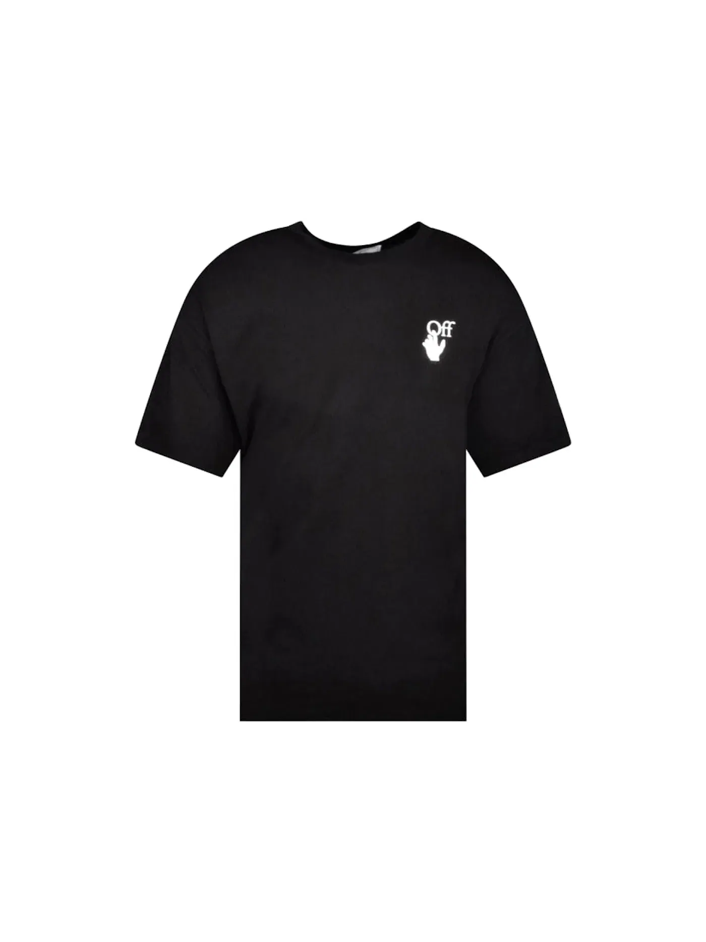 Мужская футболка с принтом Gradient Arrows T-Shirt OFF-WHITE — изображение 2 из 2, черный