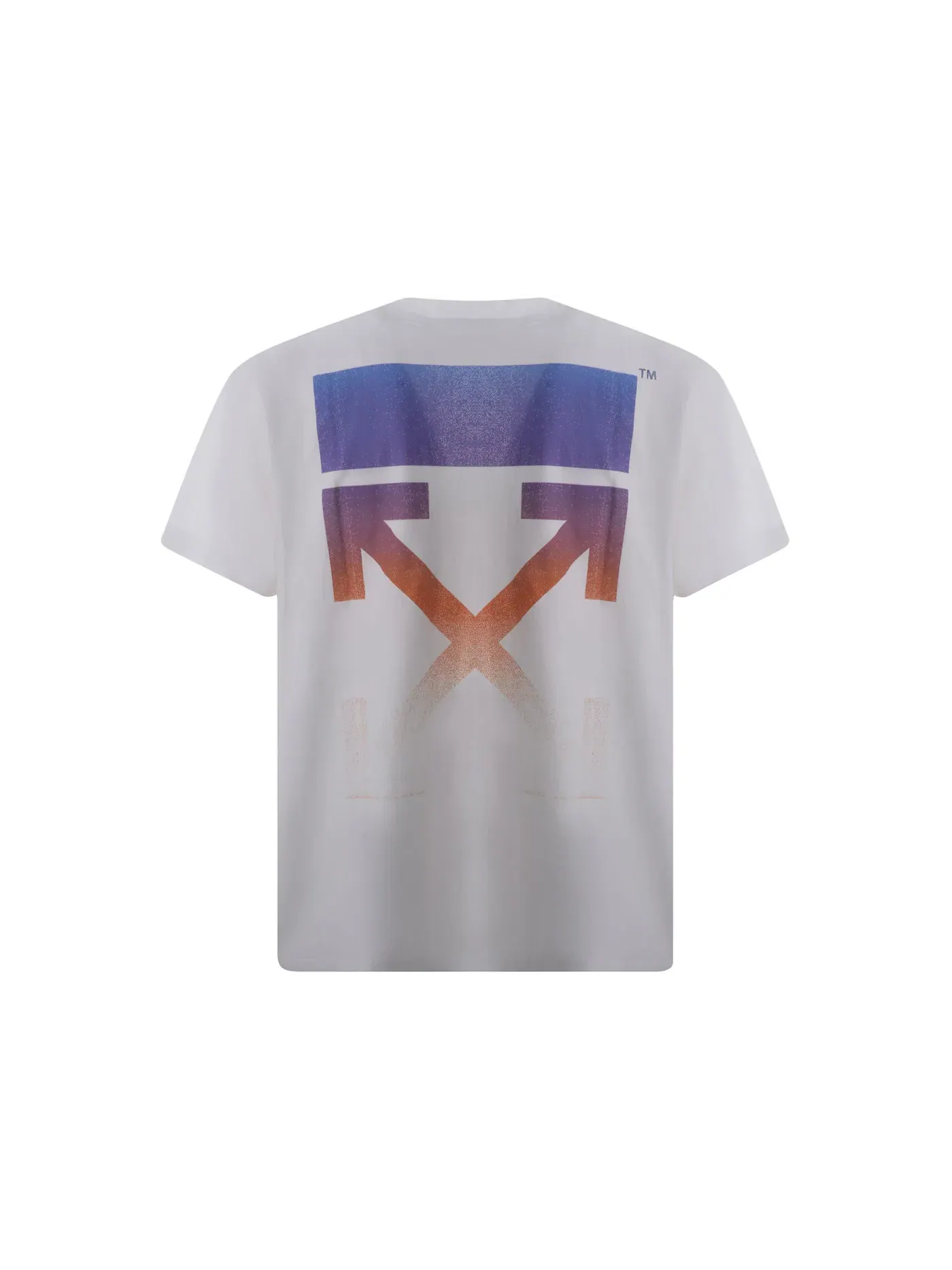 Мужская футболка с принтом Gradient Arrows OFF-WHITE — изображение 1 из 2, белый