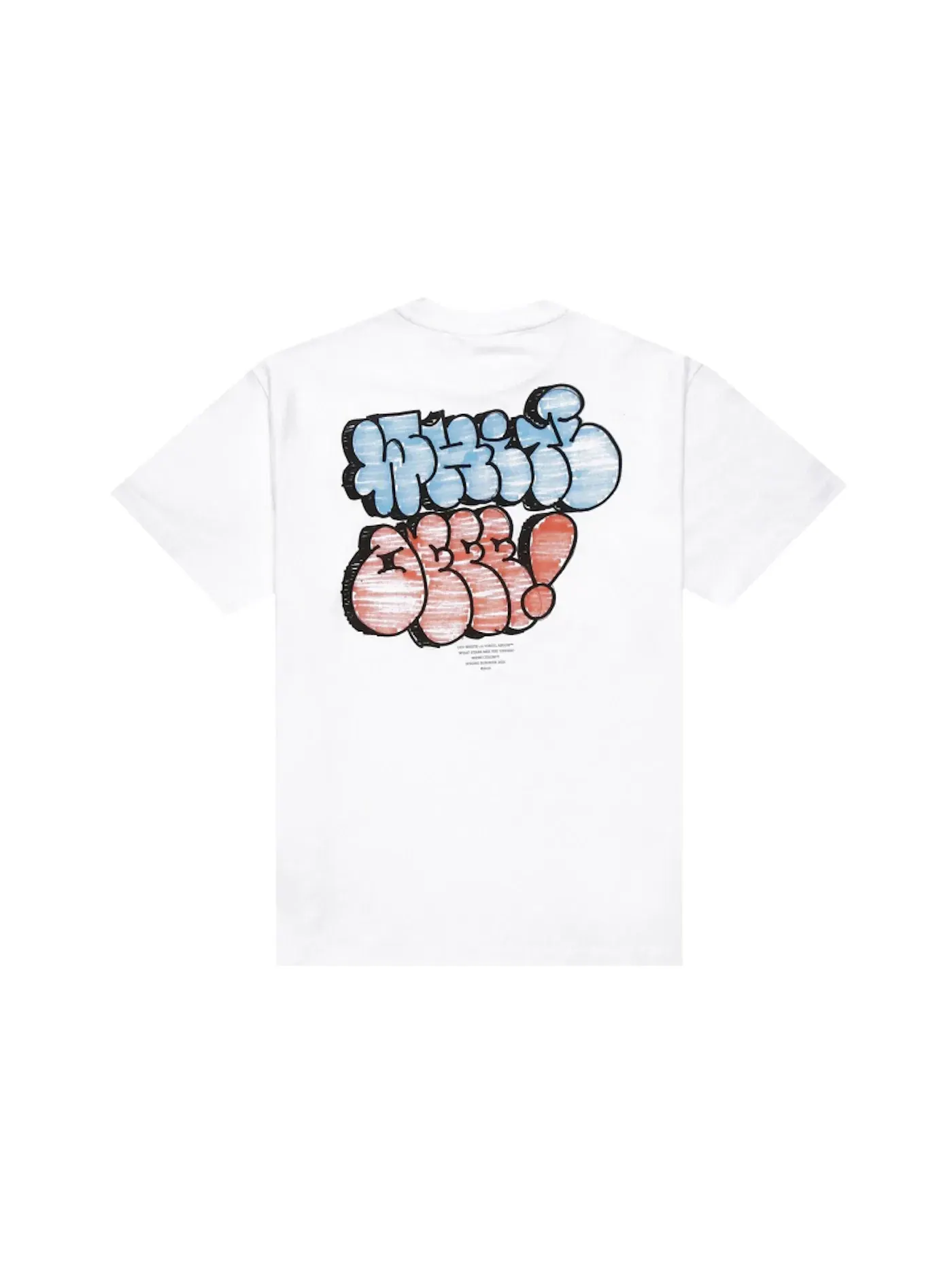Мужская футболка с принтом Graff OFF-WHITE — изображение 2 из 2, белый