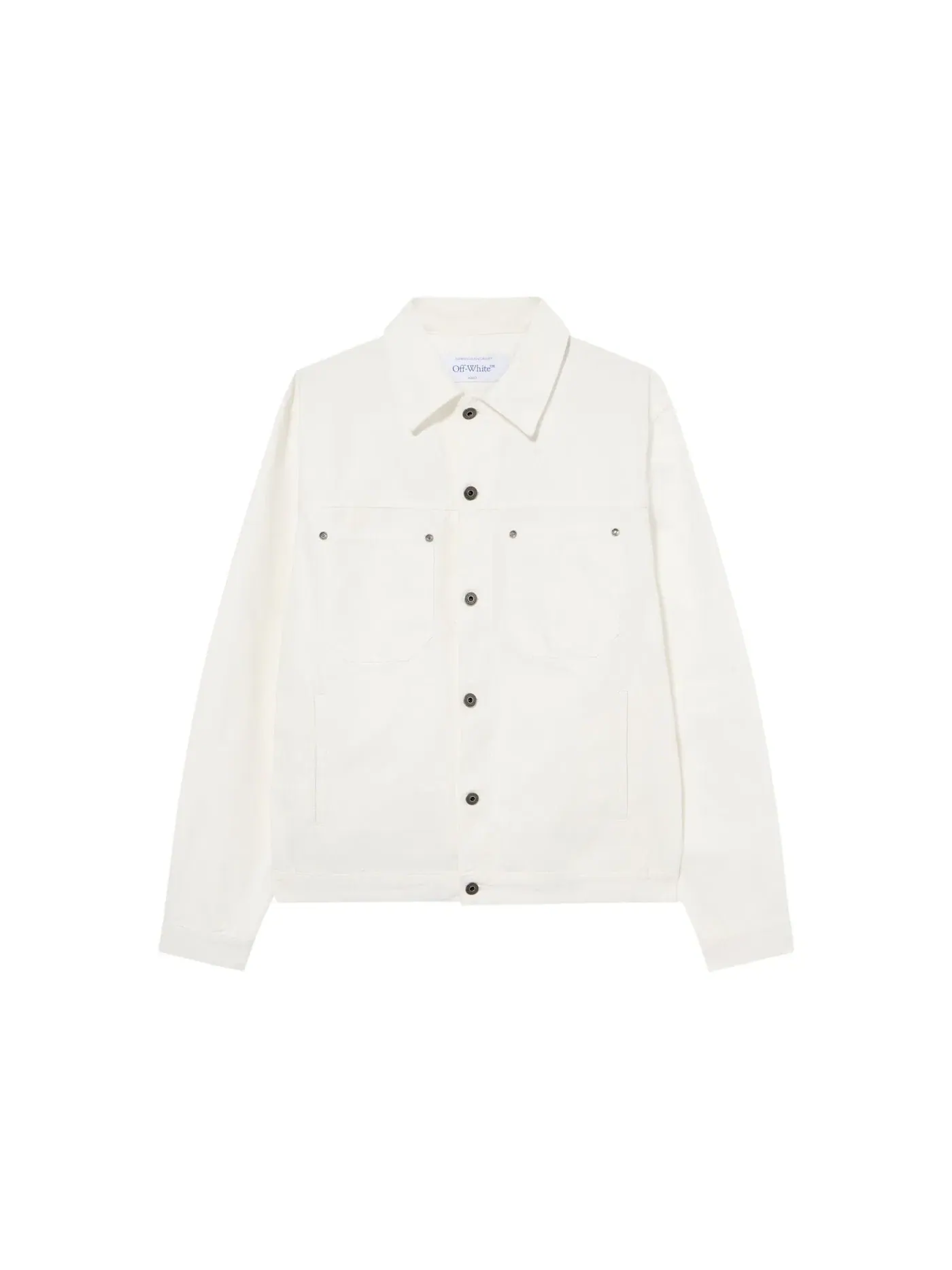 Мужская куртка-бомбер с принтом Half Arrow Skate OFF-WHITE — изображение 1 из 1, белый