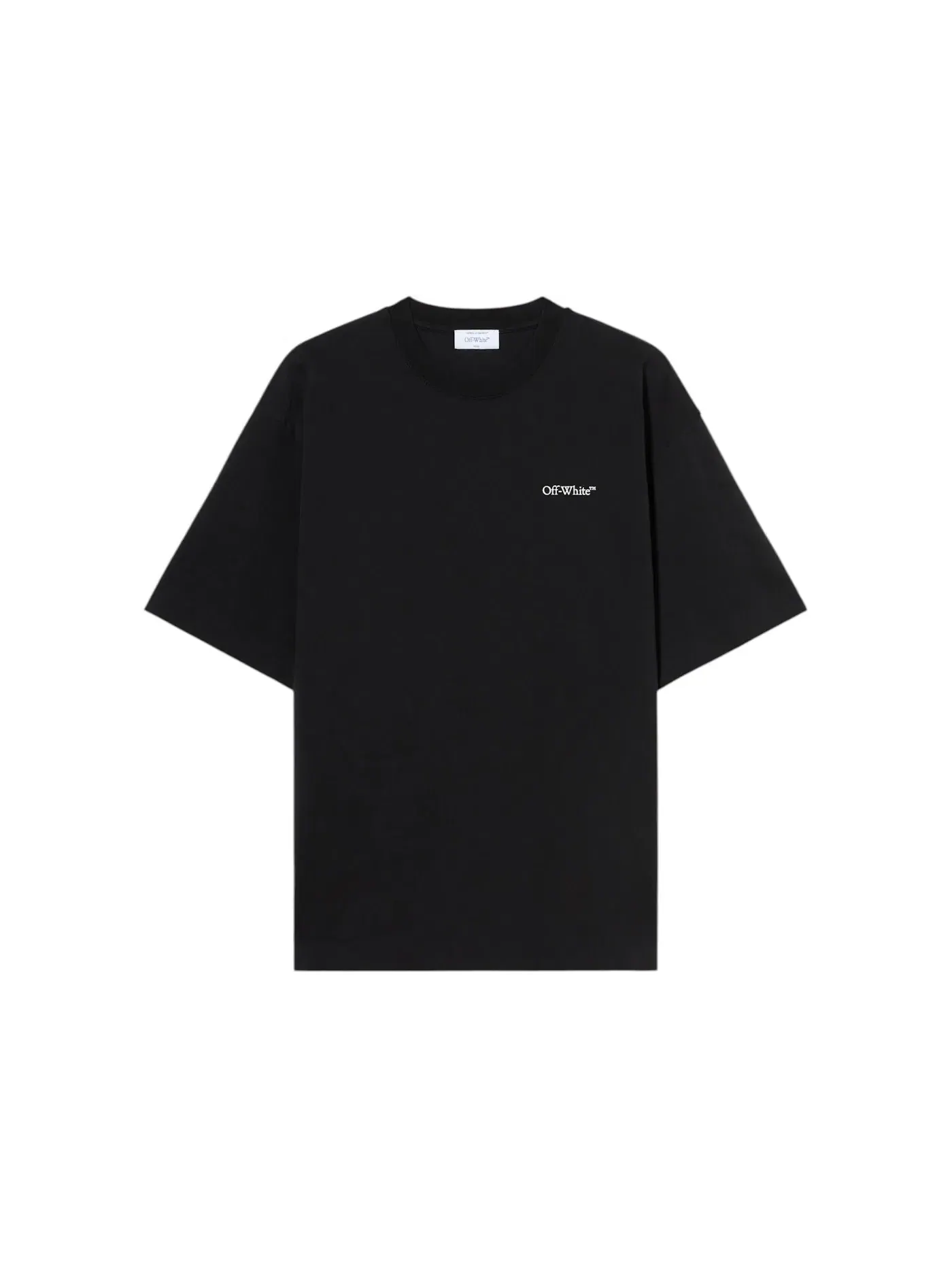 Мужская футболка с принтом Half Arrow Skate Logo OFF-WHITE — изображение 1 из 1, черный/белый