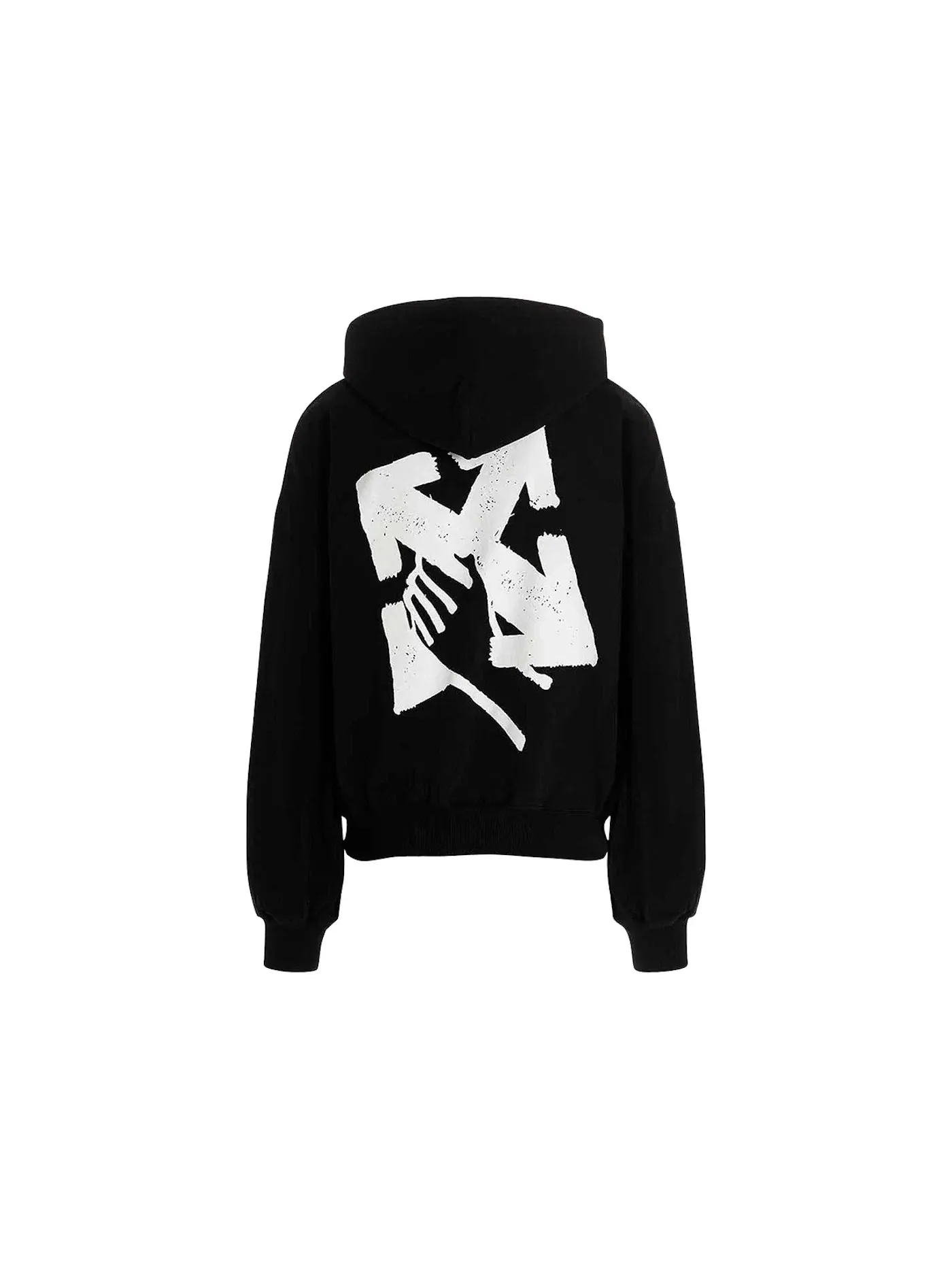 Мужской худи свободного кроя Hand Arrow Boxy OFF-WHITE — изображение 1 из 2, черный/белый