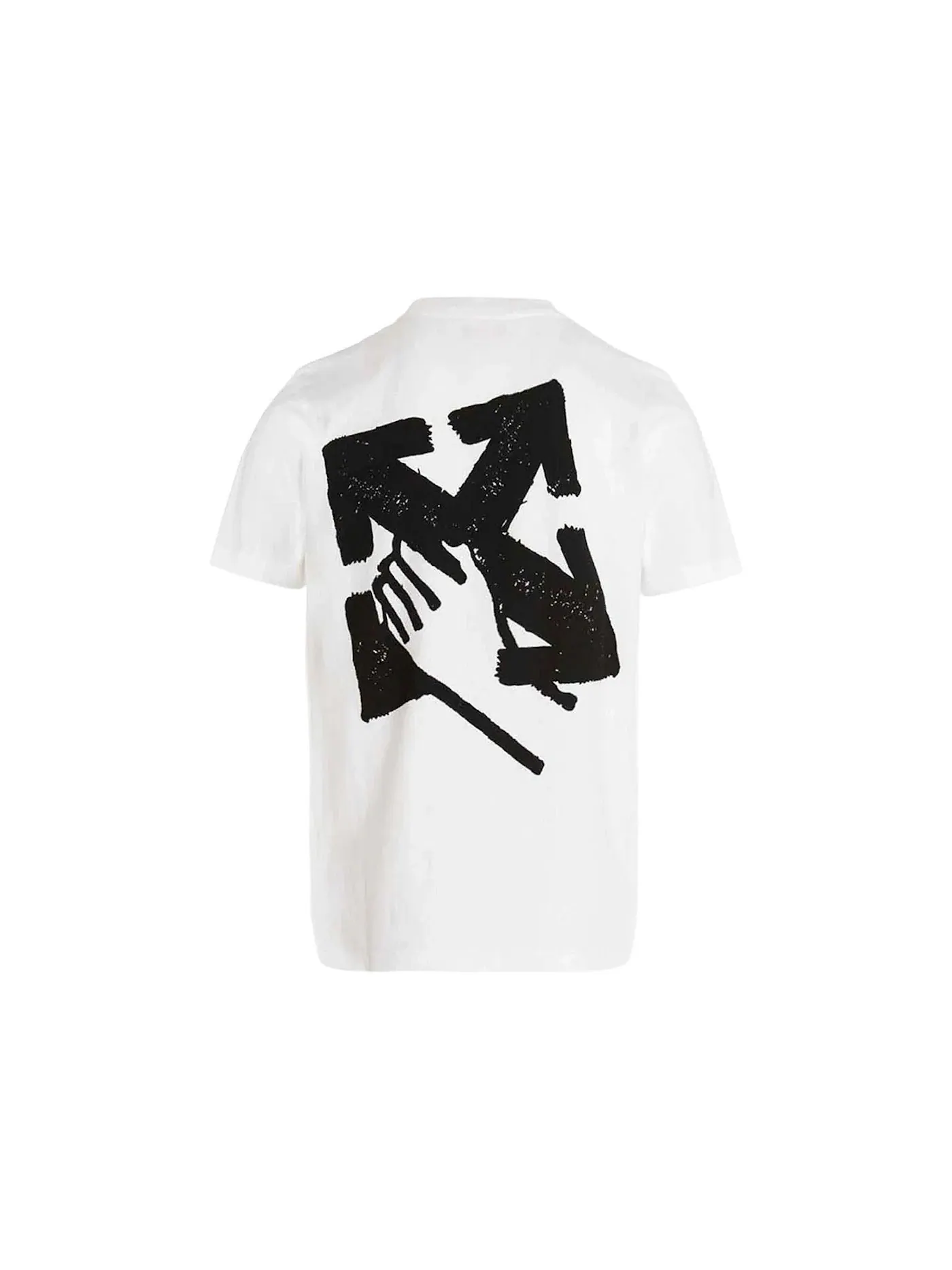 Мужская футболка с принтом OFF-WHITE Tee — изображение 1 из 2, белый/черный