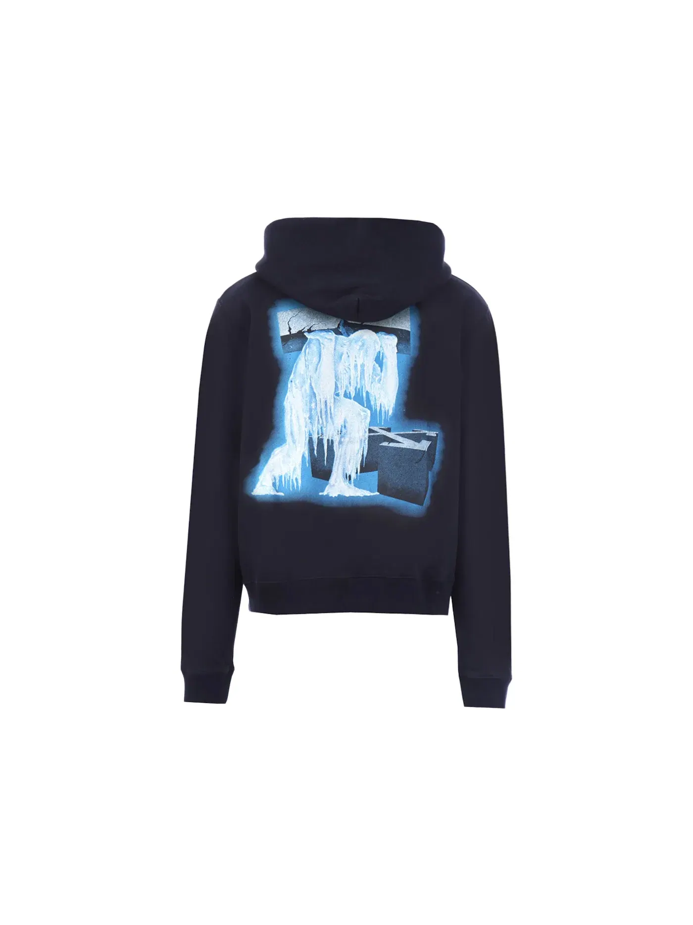 Мужская худи с принтом Ice man OFF-WHITE — изображение 2 из 3, черный/мульти