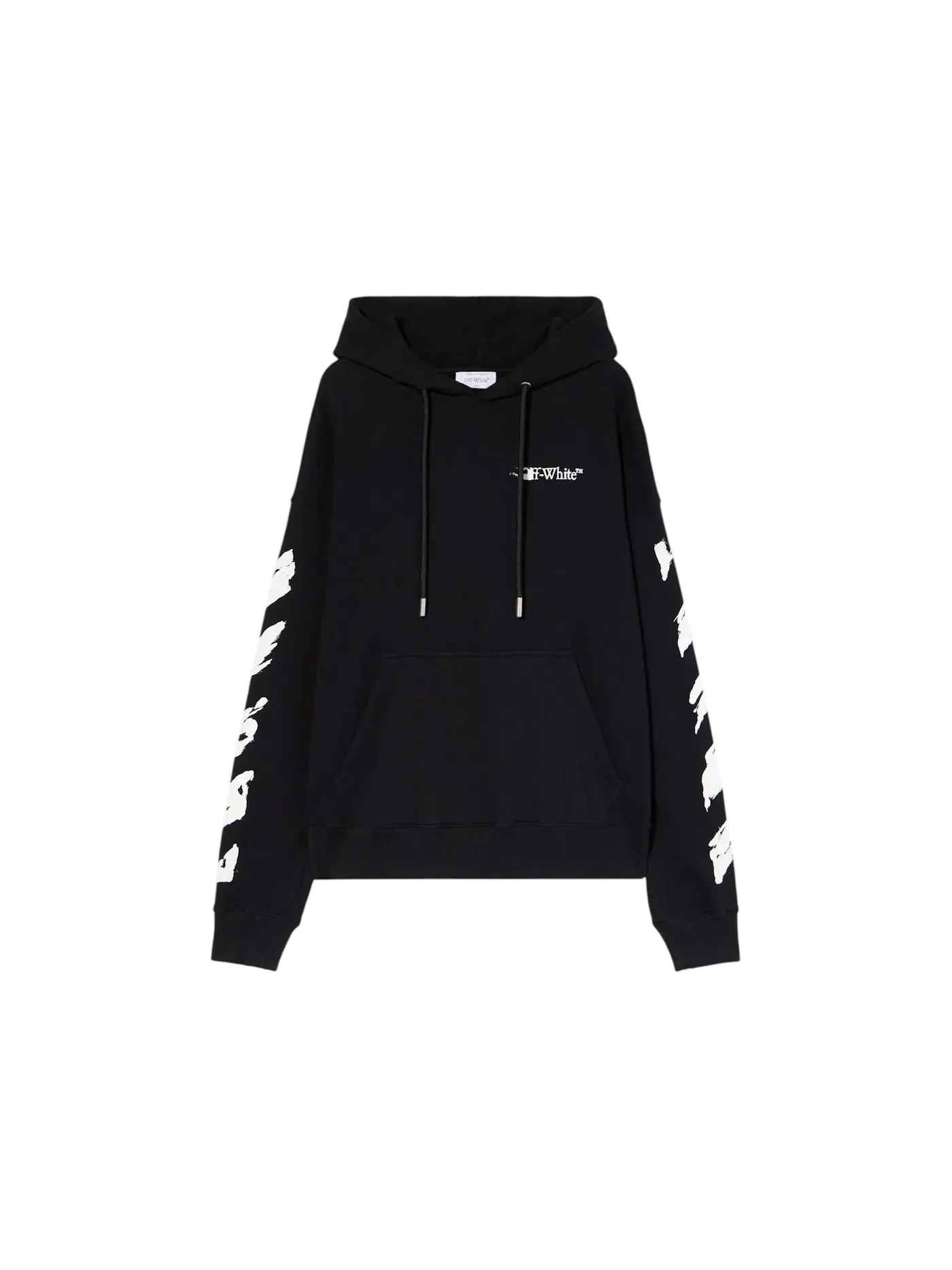 Мужской худи с принтом Ink Arrow Arrow Hoodie OFF-WHITE — изображение 1 из 1, черный/белый