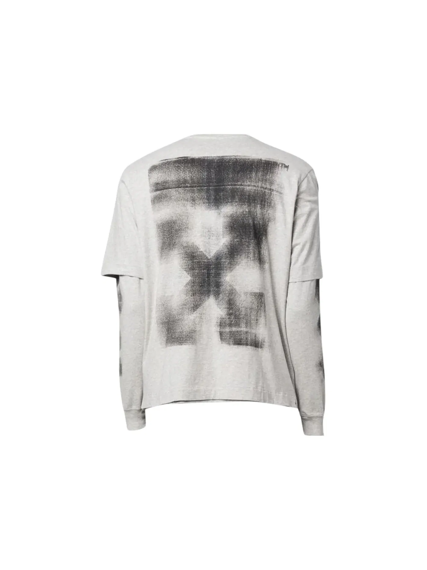 Мужская футболка с длинным рукавом Double L/S OFF-WHITE — изображение 2 из 2, белый