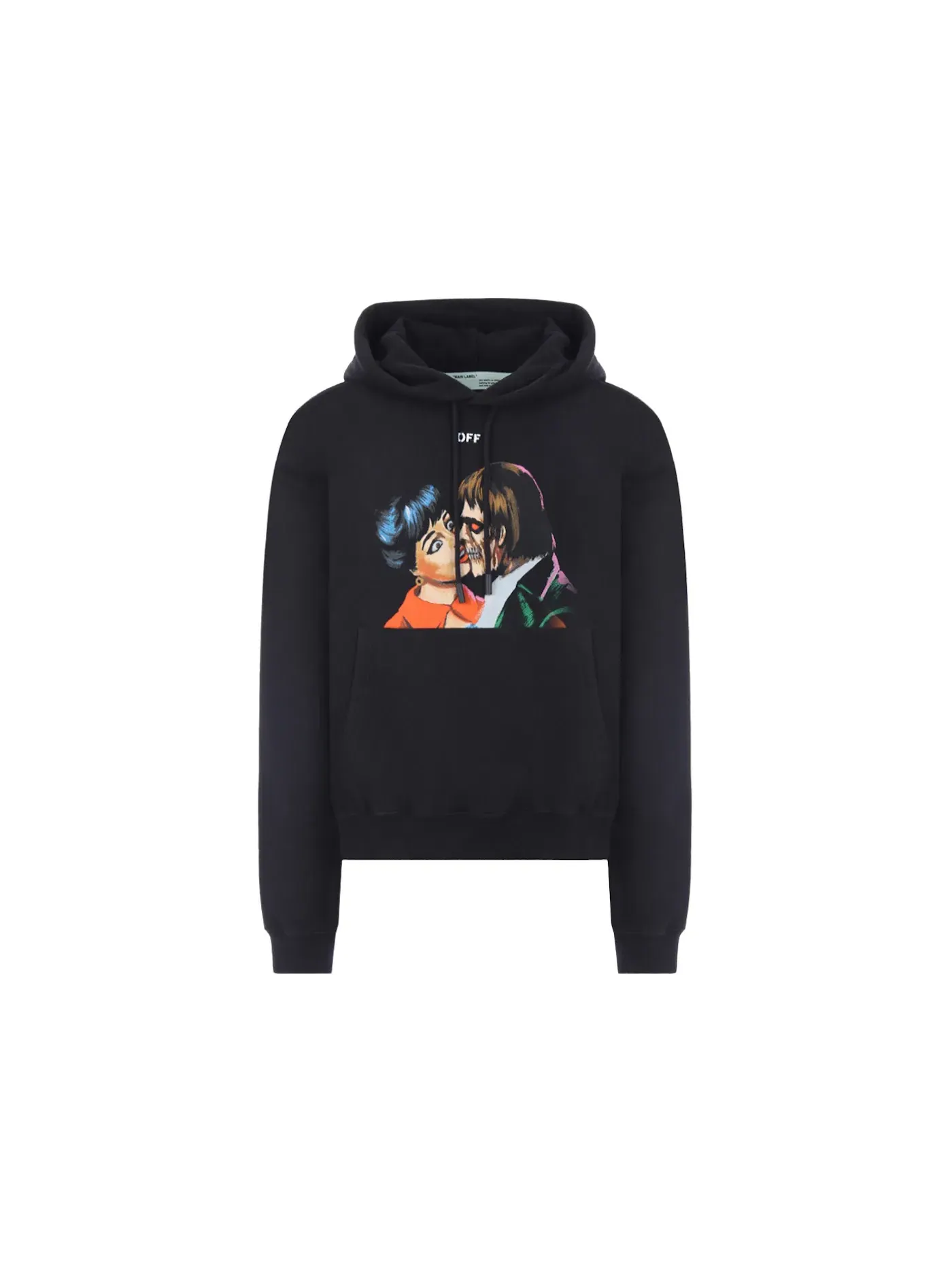 Мужской худи с принтом Kiss Graphic OFF-WHITE — изображение 1 из 3, черный мульти