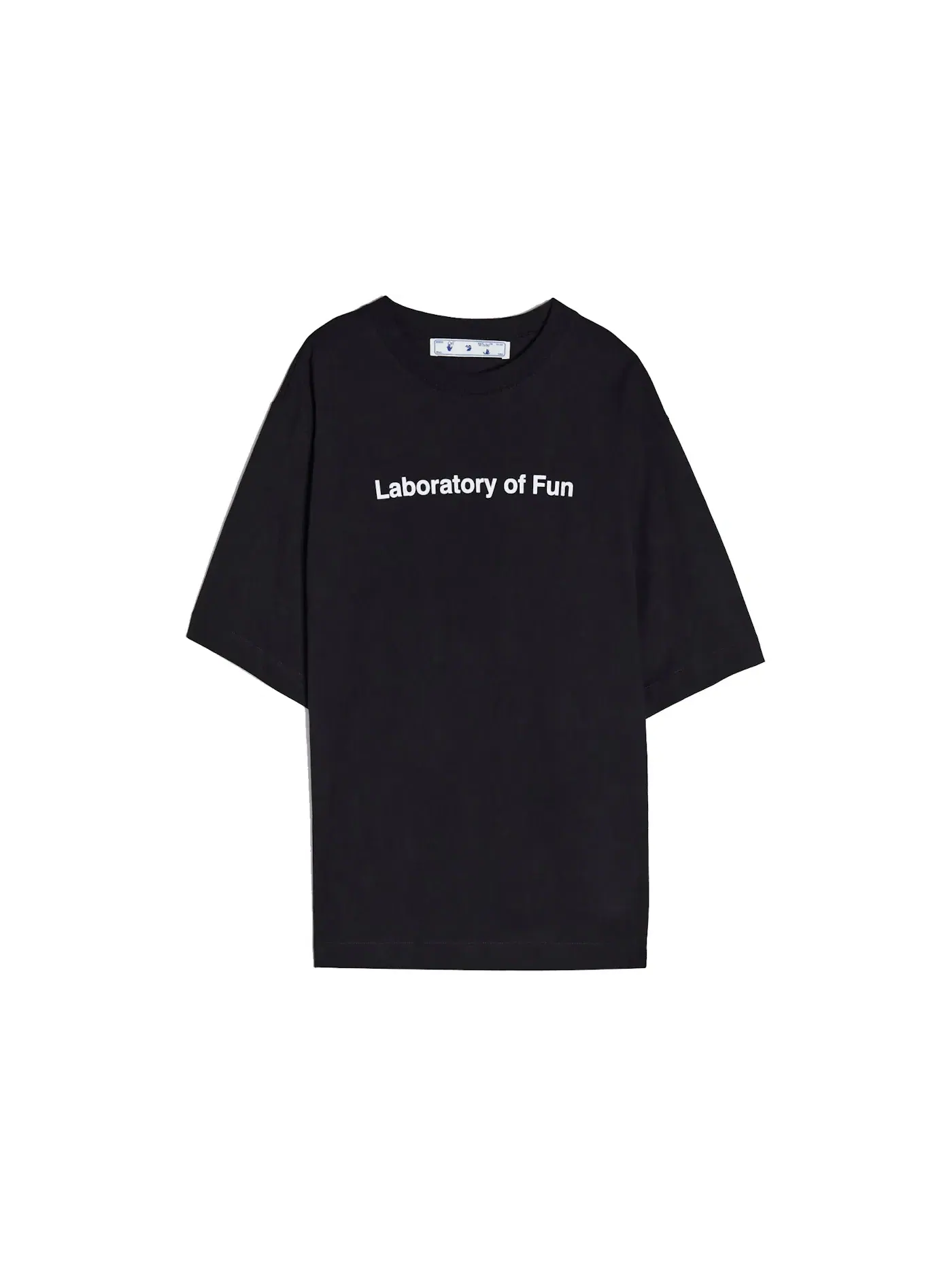 Мужская футболка с принтом S/S T-shirt OFF-WHITE — изображение 1 из 2, черный/белый