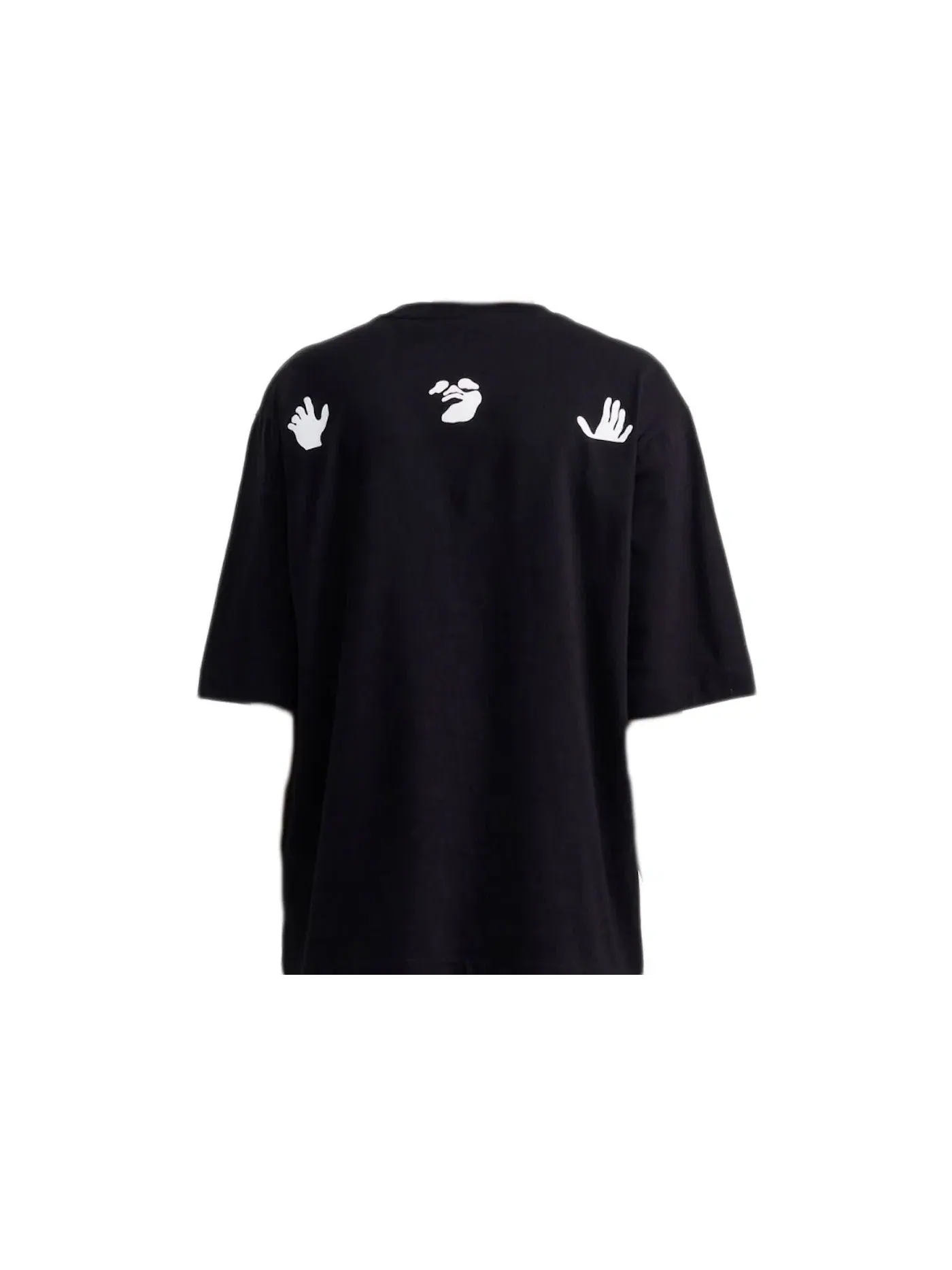 Мужская футболка с принтом S/S T-shirt OFF-WHITE — изображение 2 из 2, черный/белый