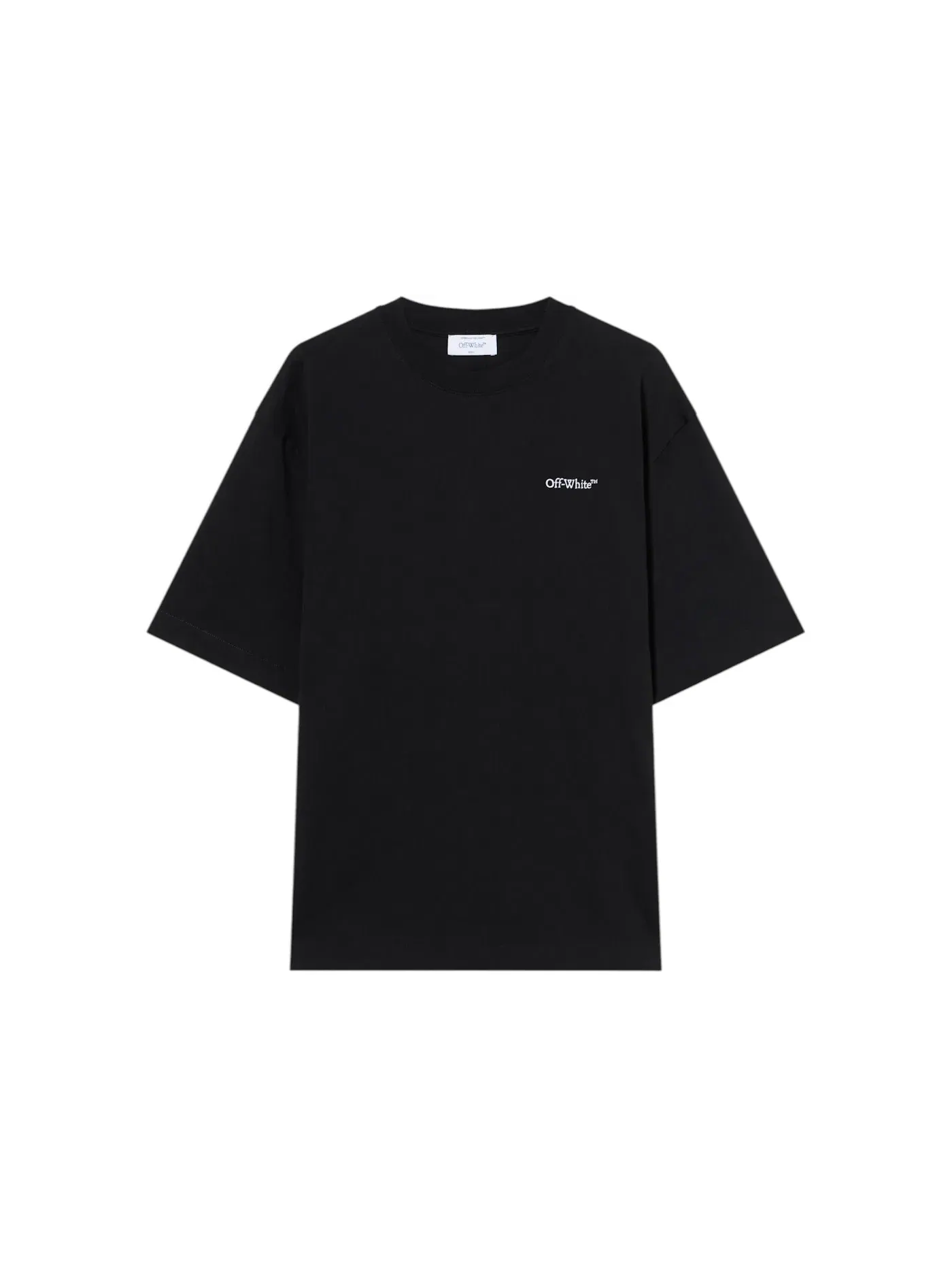 Мужская футболка с принтом Landscape Arrow Skate Logo OFF-WHITE — изображение 1 из 1, черный/белый