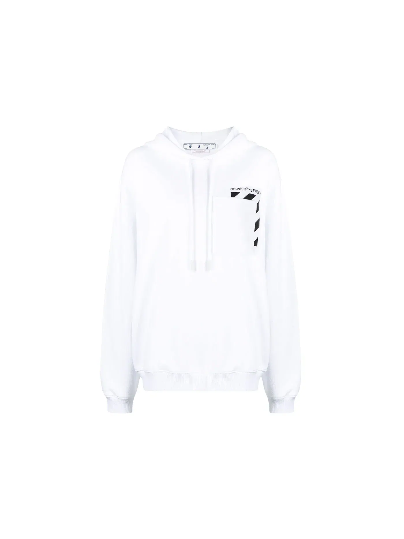 Женский худи с принтом OFF-WHITE Logo Design OFF-WHITE — изображение 1 из 1, белый