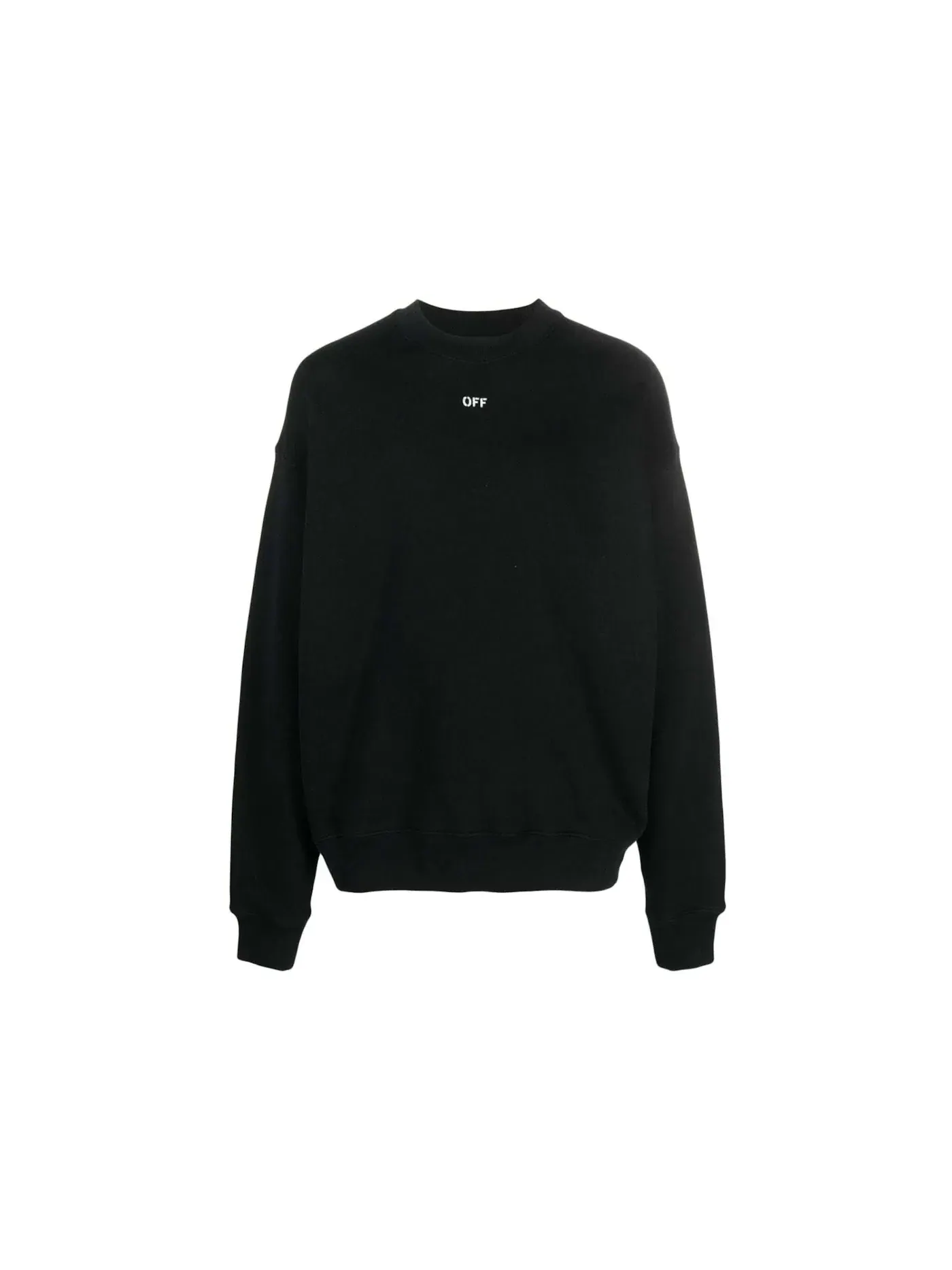Мужская футболка с принтом Logo-Print Cotton OFF-WHITE — изображение 1 из 1, черный/белый