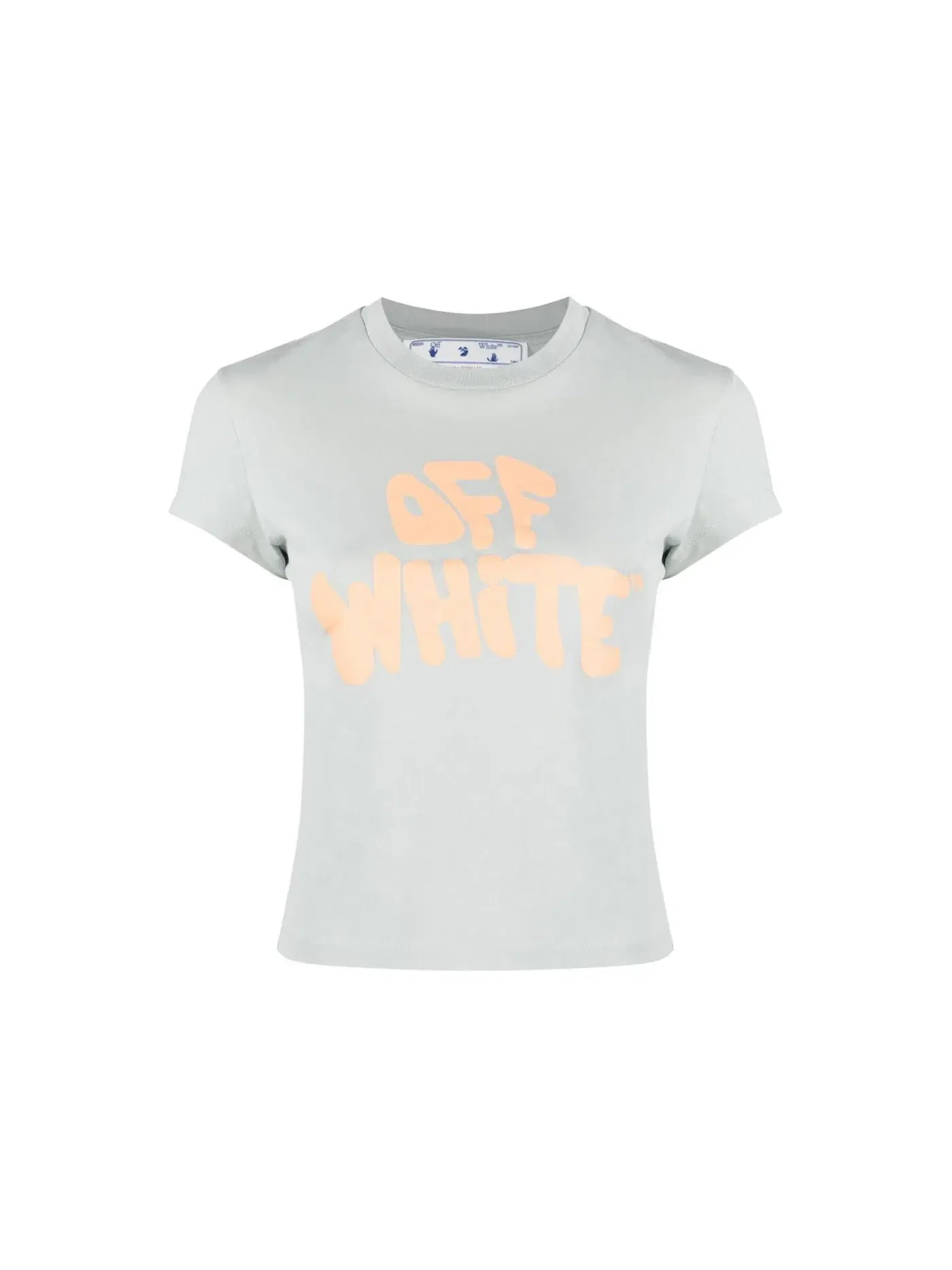 Женская футболка с принтом Logo Print OFF-WHITE — изображение 1 из 1, серый