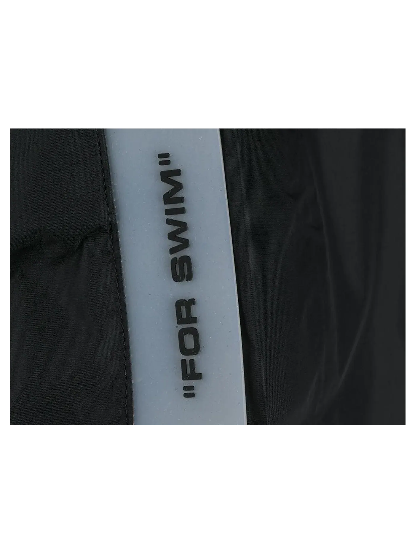 Мужские плавки с принтом Shorts OFF-WHITE — изображение 3 из 3, черный/белый