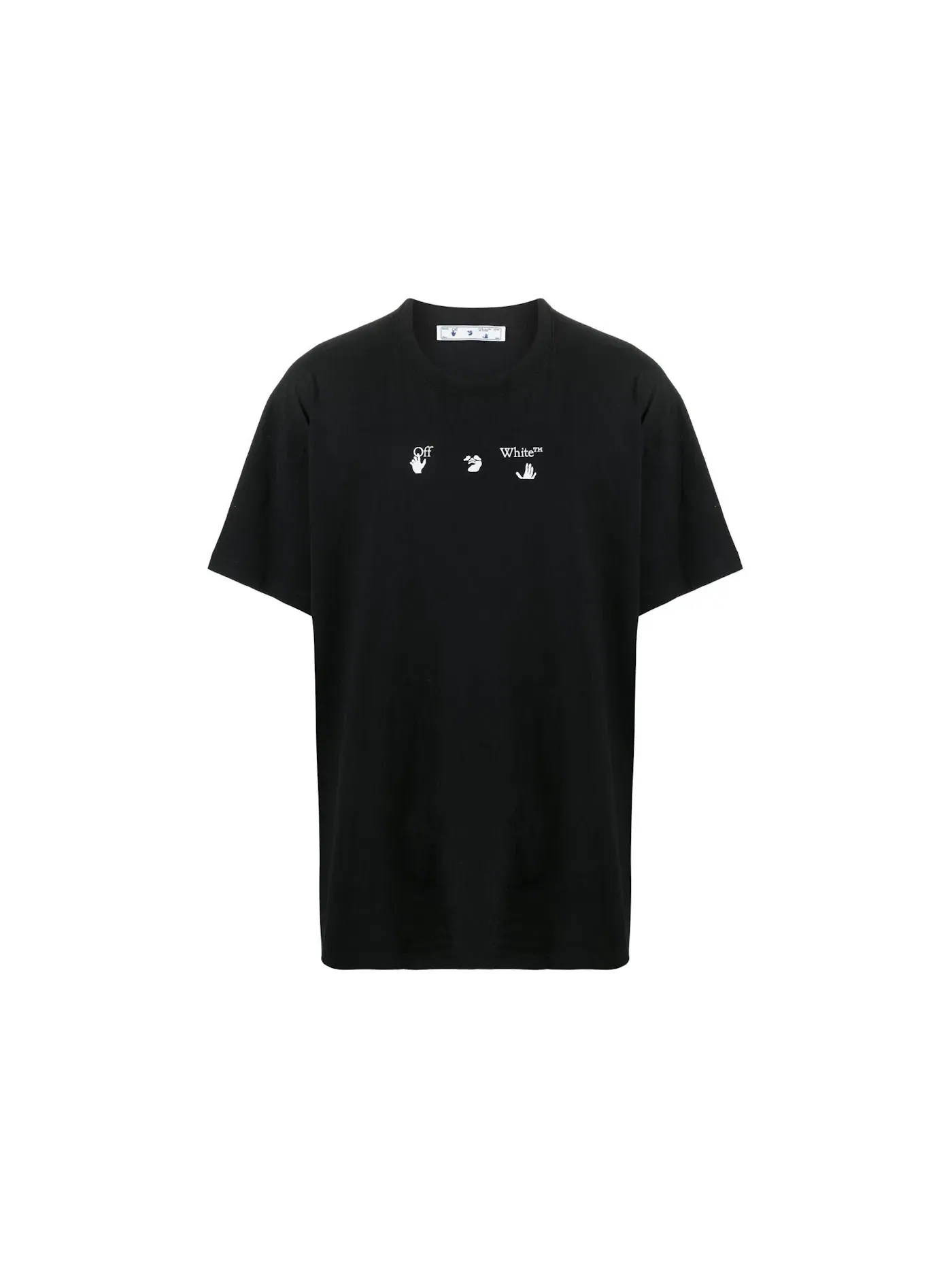 Мужская футболка с принтом OFF-WHITE Mad Cat — изображение 1 из 2, черный/зеленый