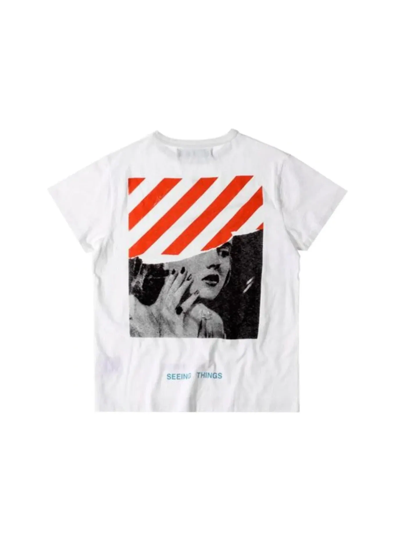 Мужская футболка с принтом OFF-WHITE Marilyn Monroe T-Shirt — изображение 1 из 2, белый