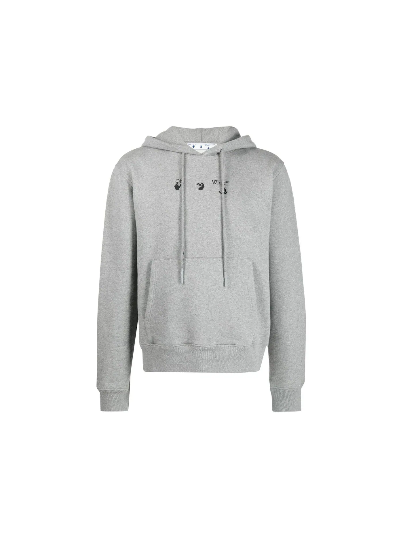 Мужской худи с принтом OFF-WHITE Marker OFF-WHITE — изображение 1 из 2, серый/синий