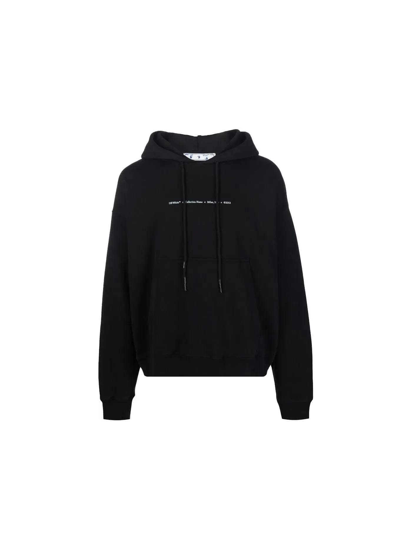 Мужской худи с капюшоном с принтом Marker Skate OFF-WHITE — изображение 1 из 2, черный синий