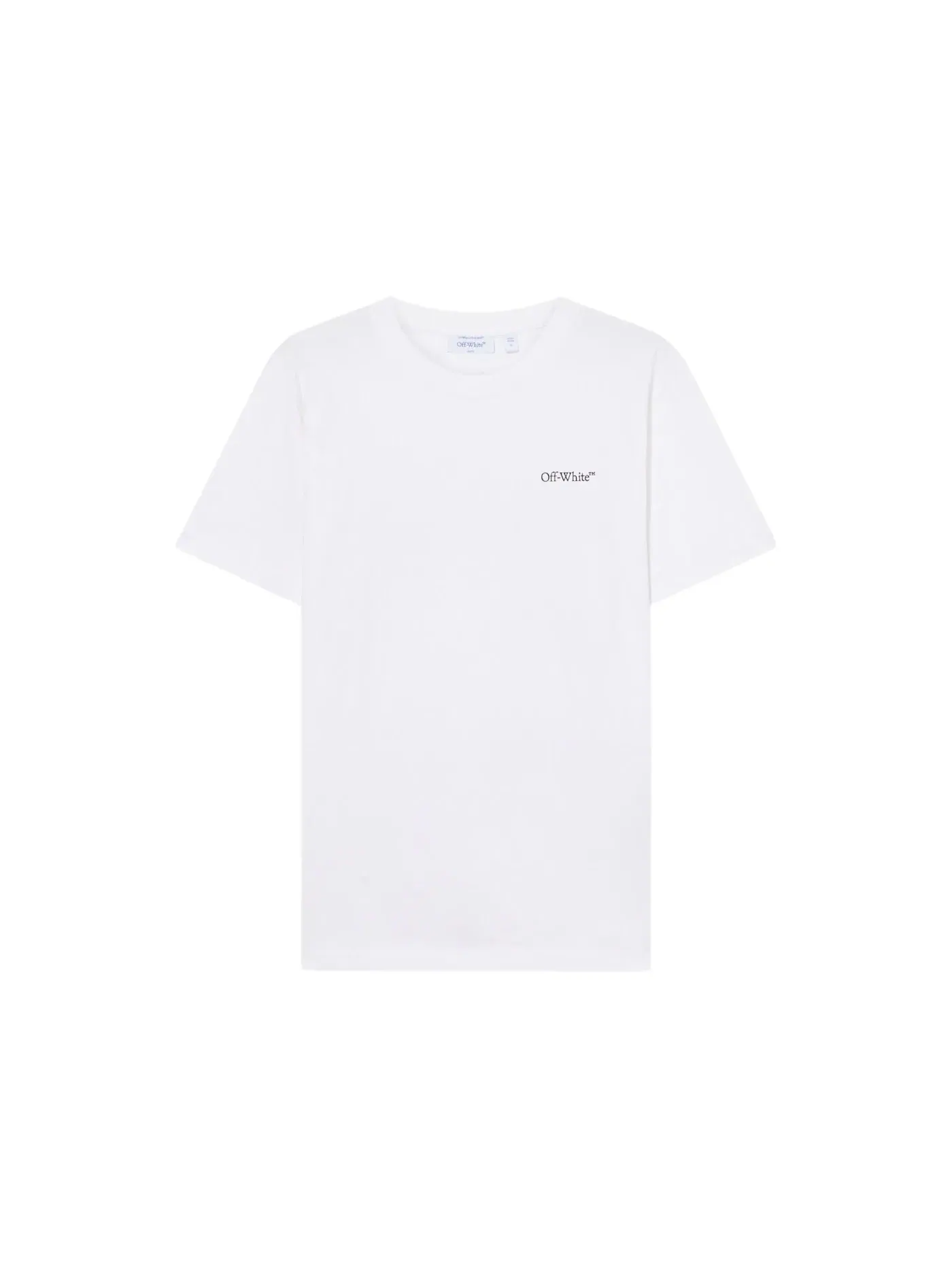 Мужская футболка с принтом Metal Arrow Slim T-shirt OFF-WHITE — изображение 1 из 1, белый