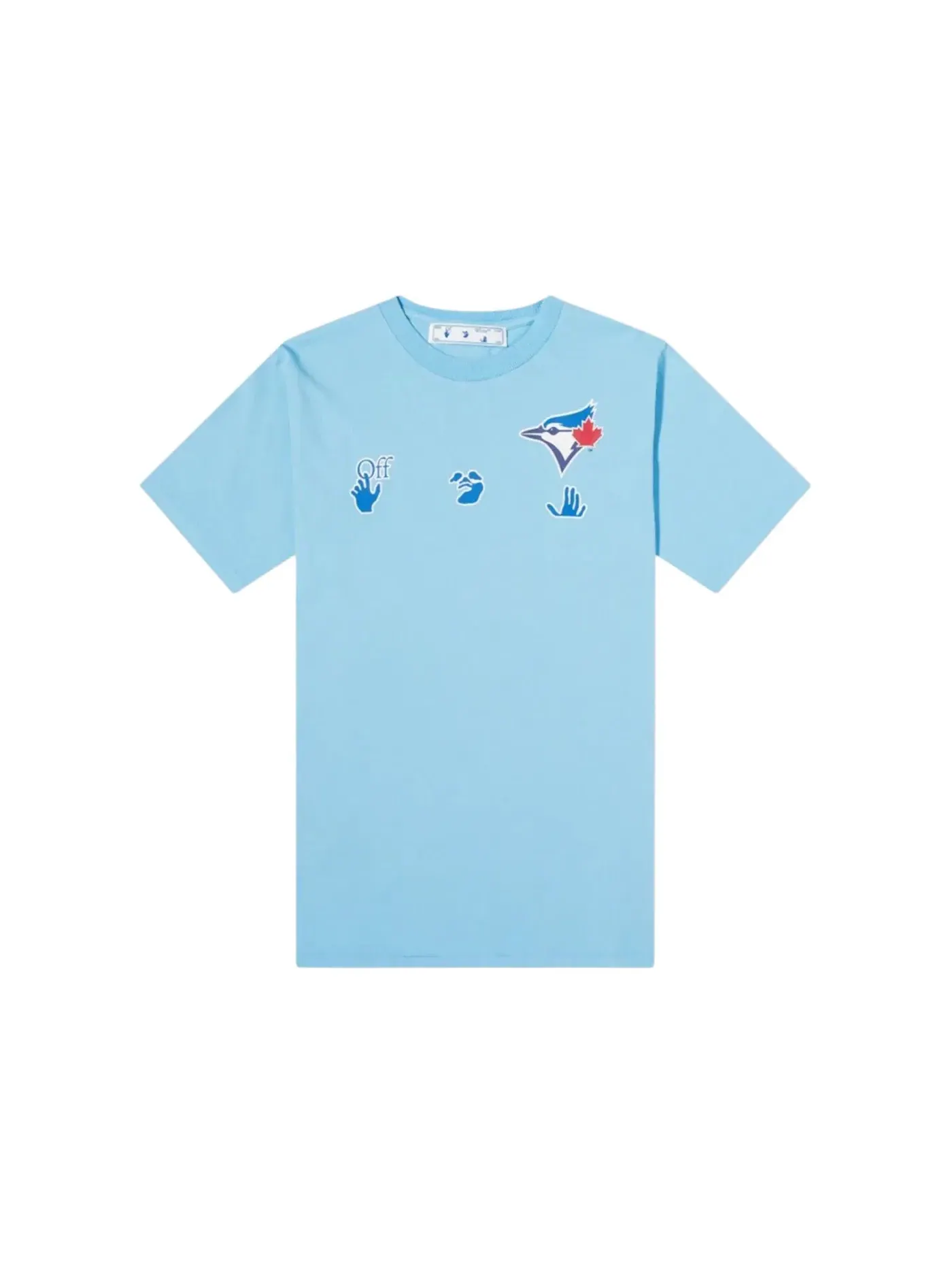 Мужская футболка с принтом MLB Toronto BJ OFF-WHITE — изображение 1 из 2, синий