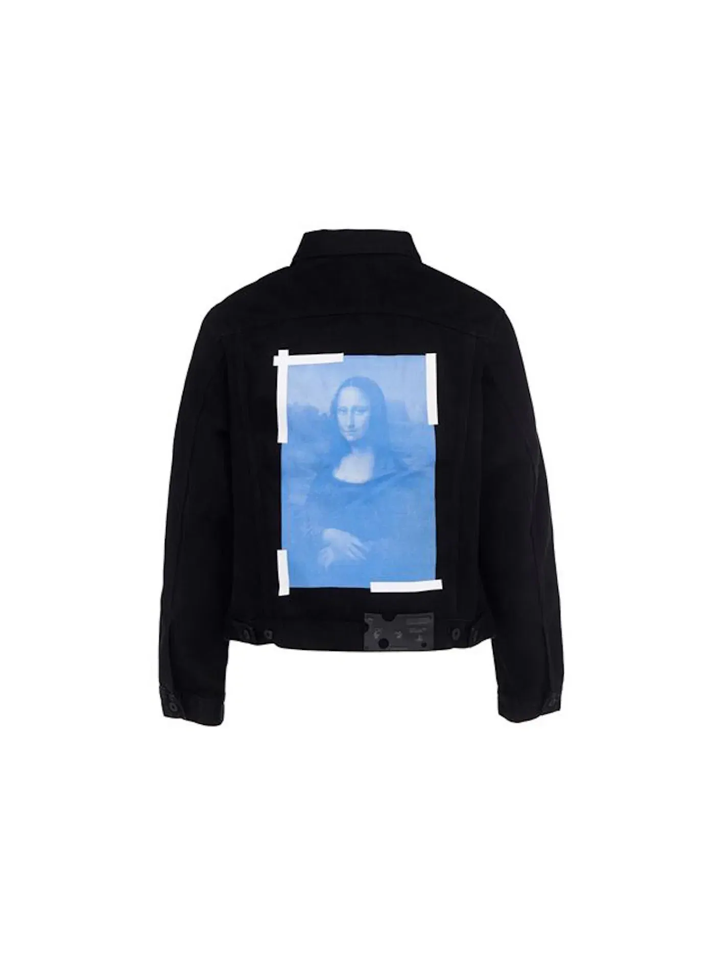 Мужская джинсовая куртка Mona Lisa OFF-WHITE — изображение 1 из 2, черный
